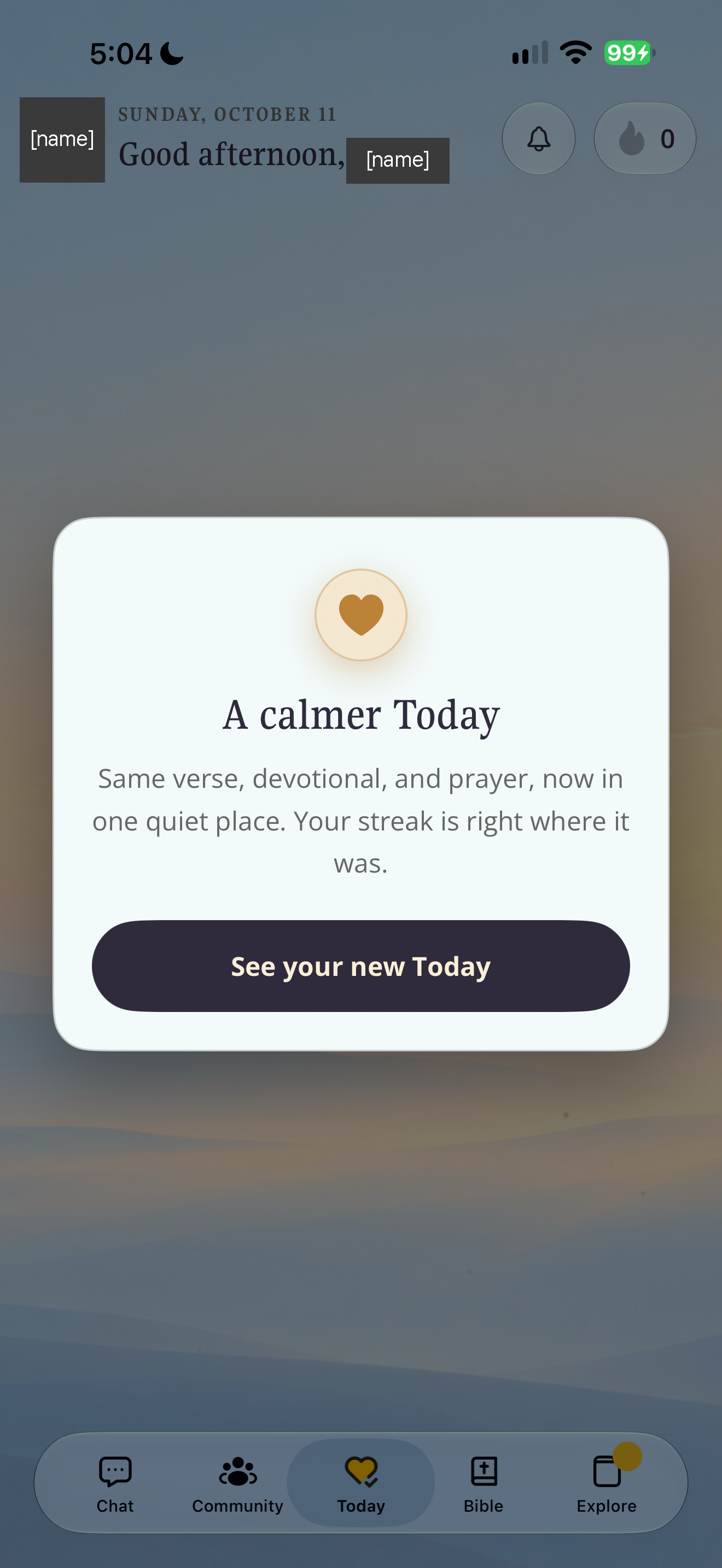 Today: redesign announcement settled