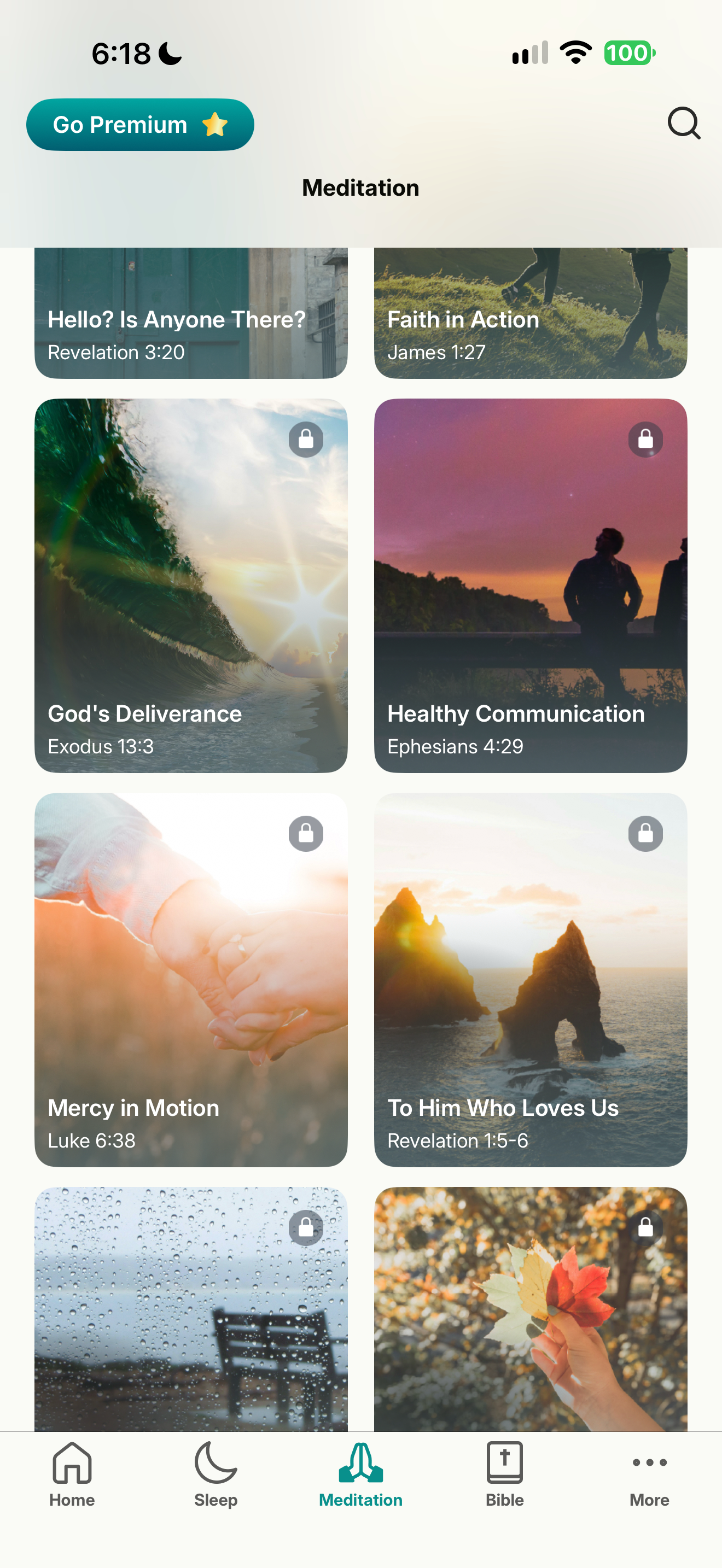 Meditation catalogue continued
