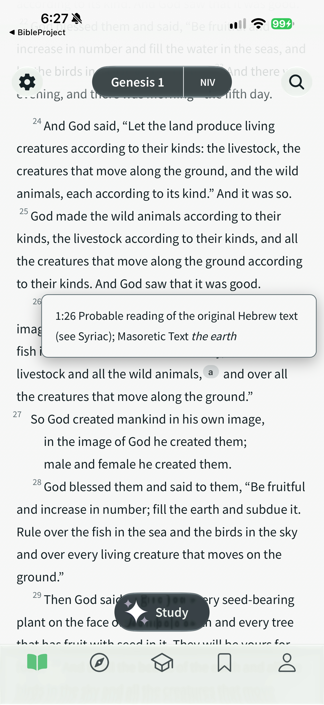 Spark Bible translation footnote