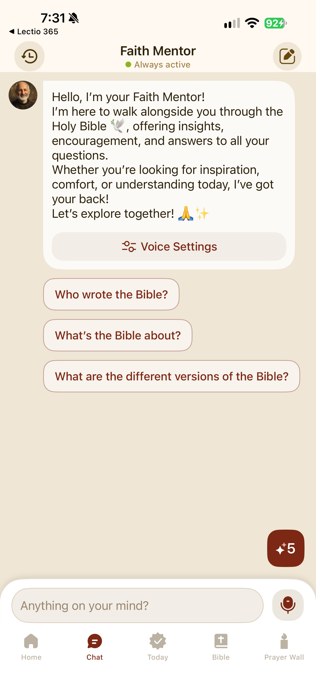 Chat introduction