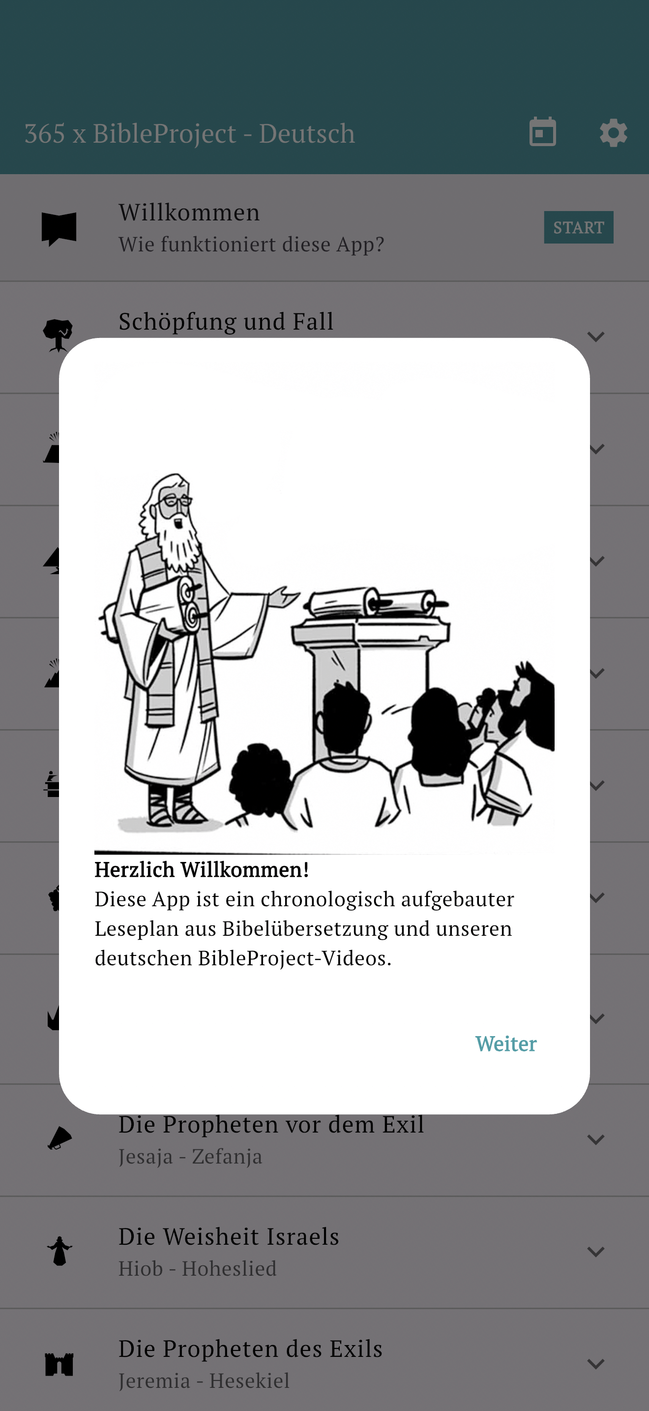 German BibleProject welcome