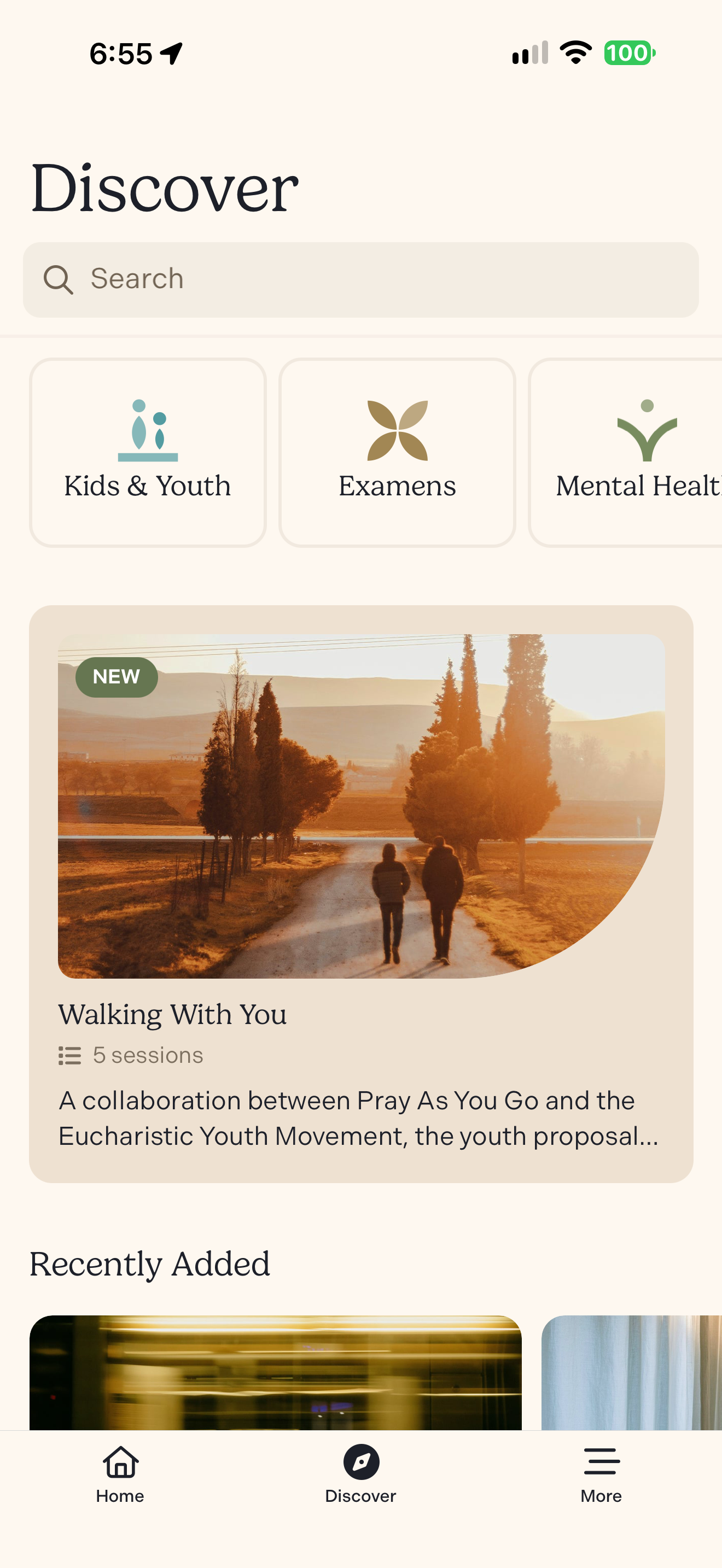 Prayer discovery
