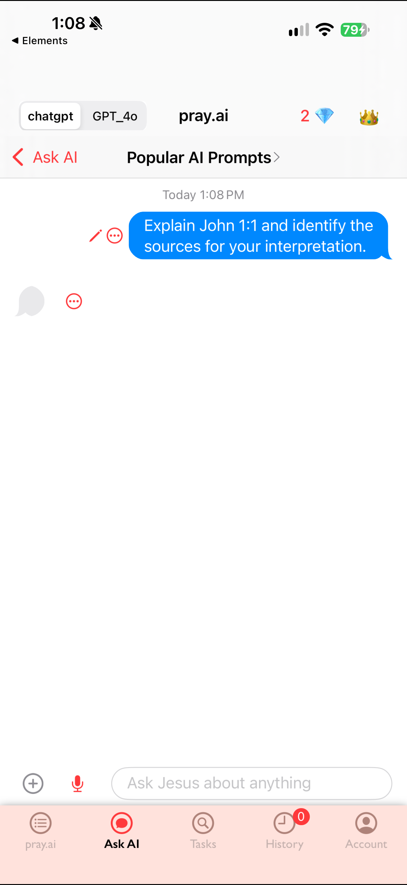 Question without visible answer