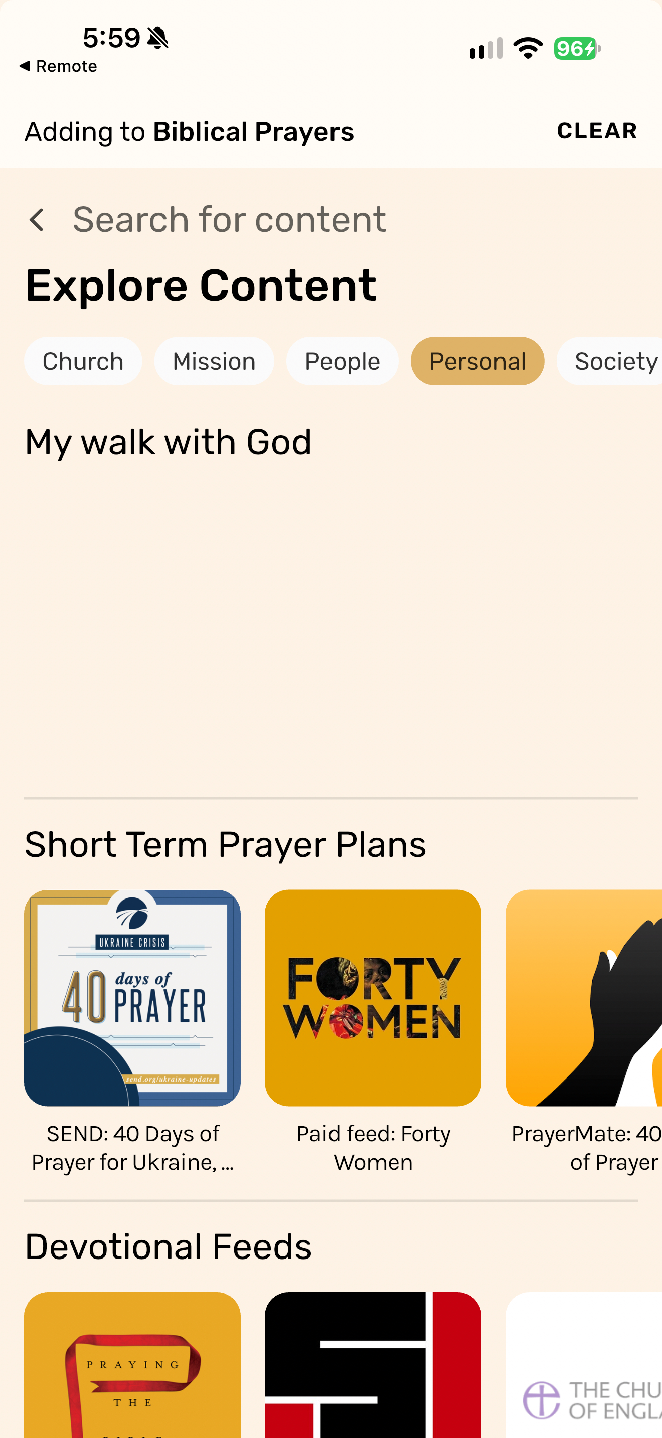 PrayerMate downloadable content