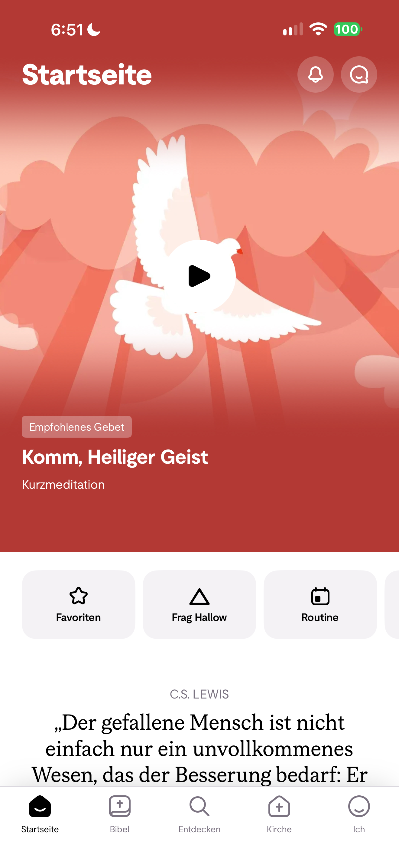 Recommended short meditation