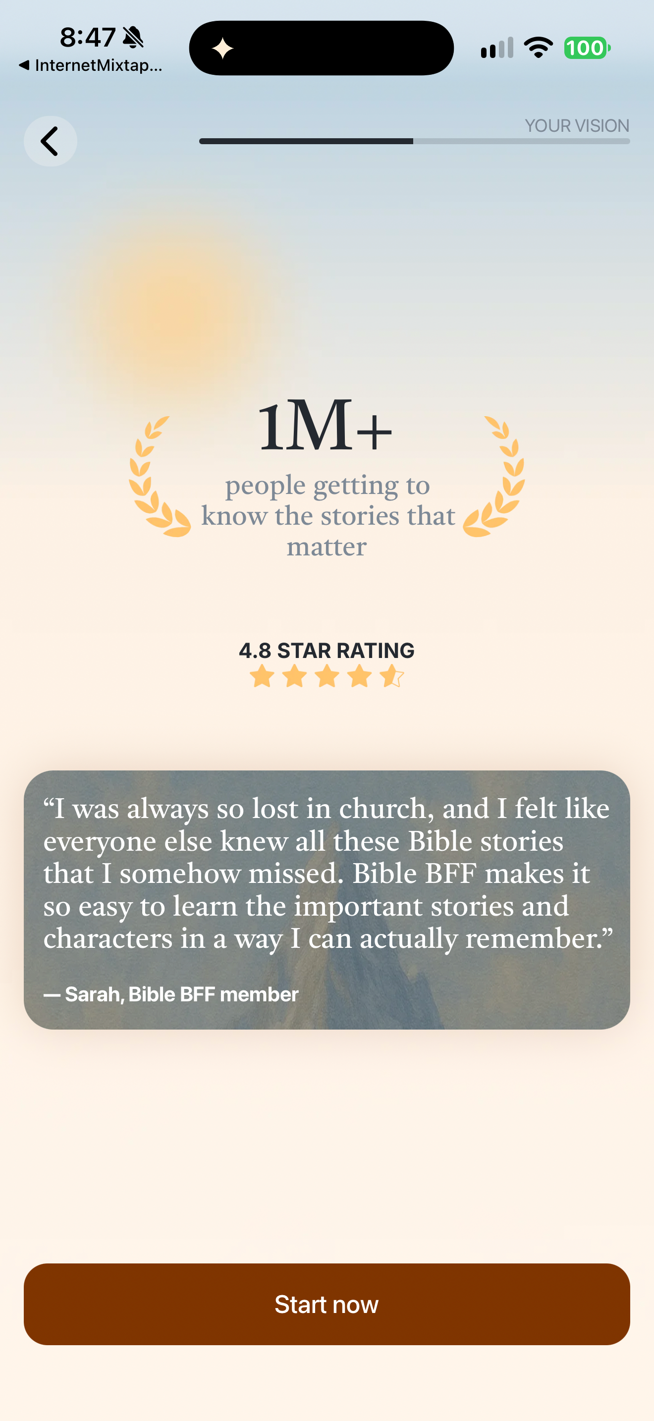 Publisher testimonial and social proof