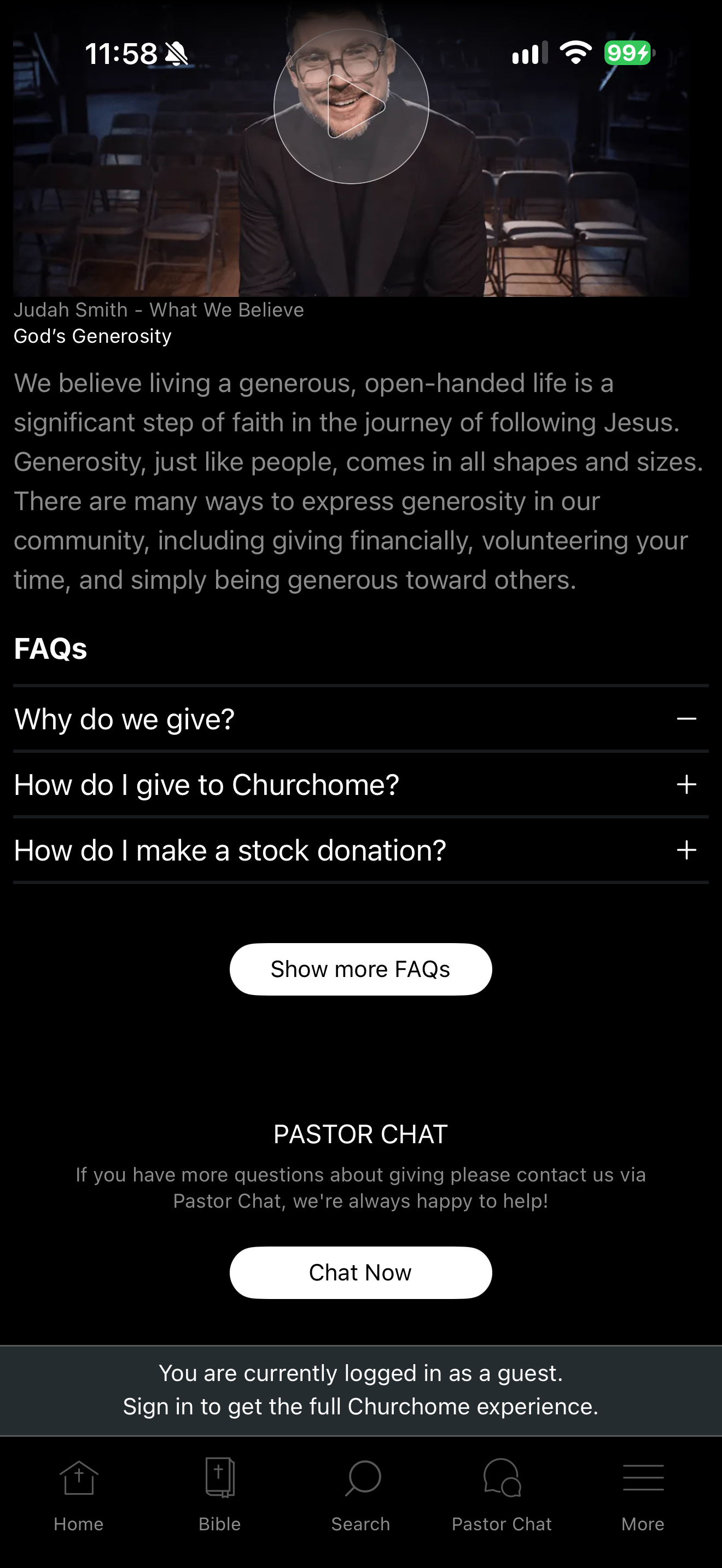 Generosity explanation and FAQs