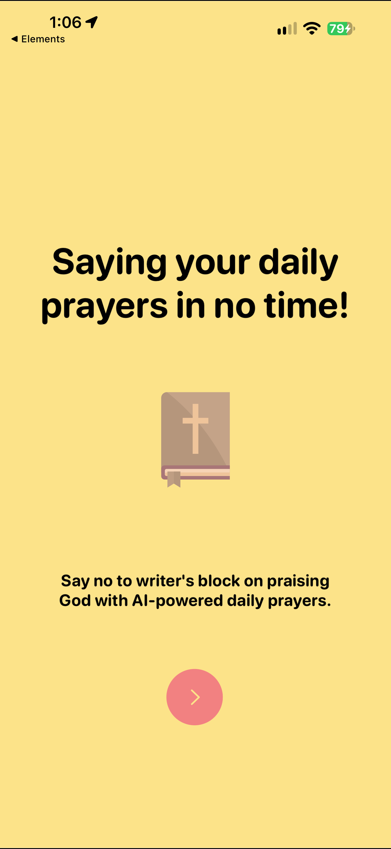Daily prayer proposition