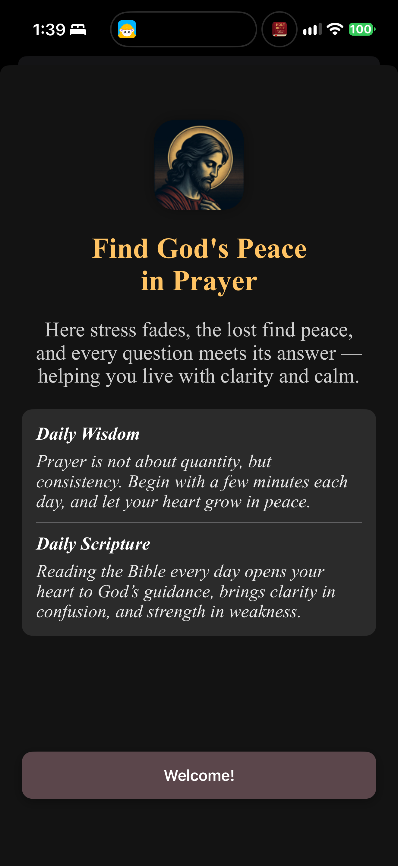 Orthodoxy prayer welcome