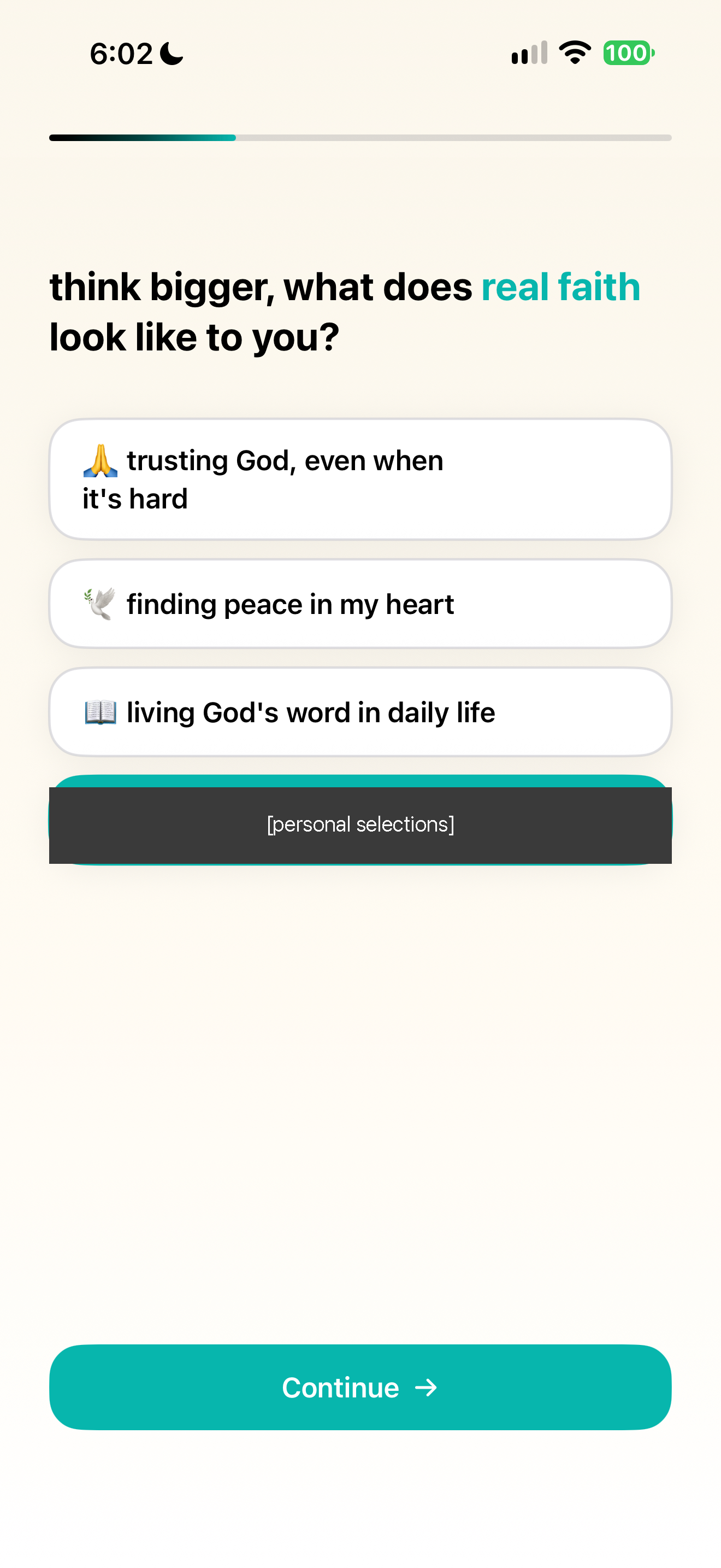 Real faith question