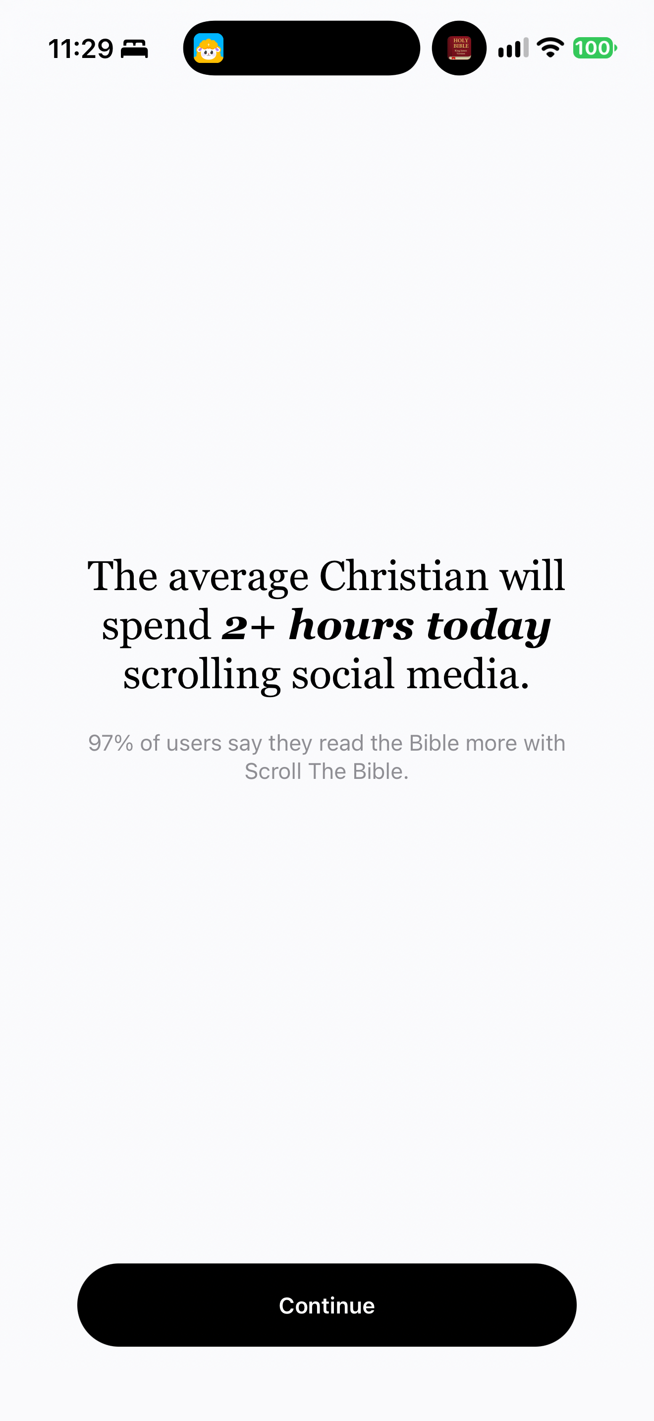 Social scrolling proposition