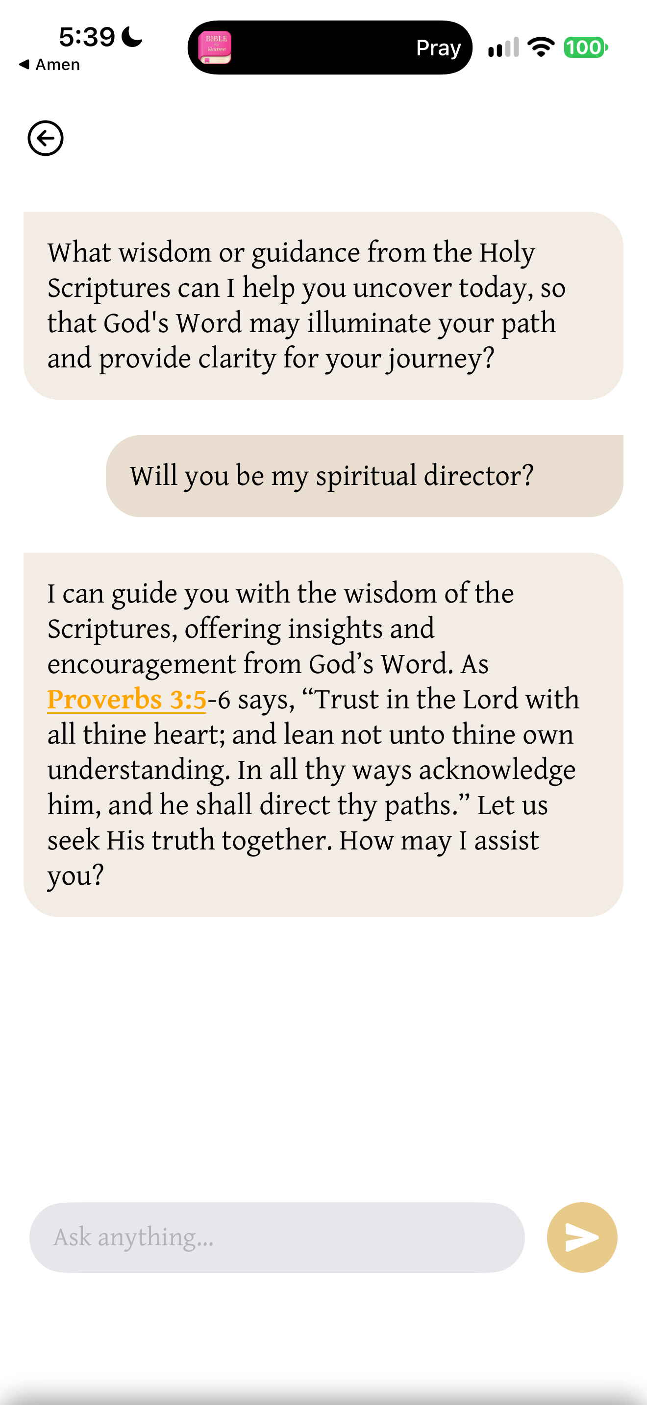 Spiritual director request