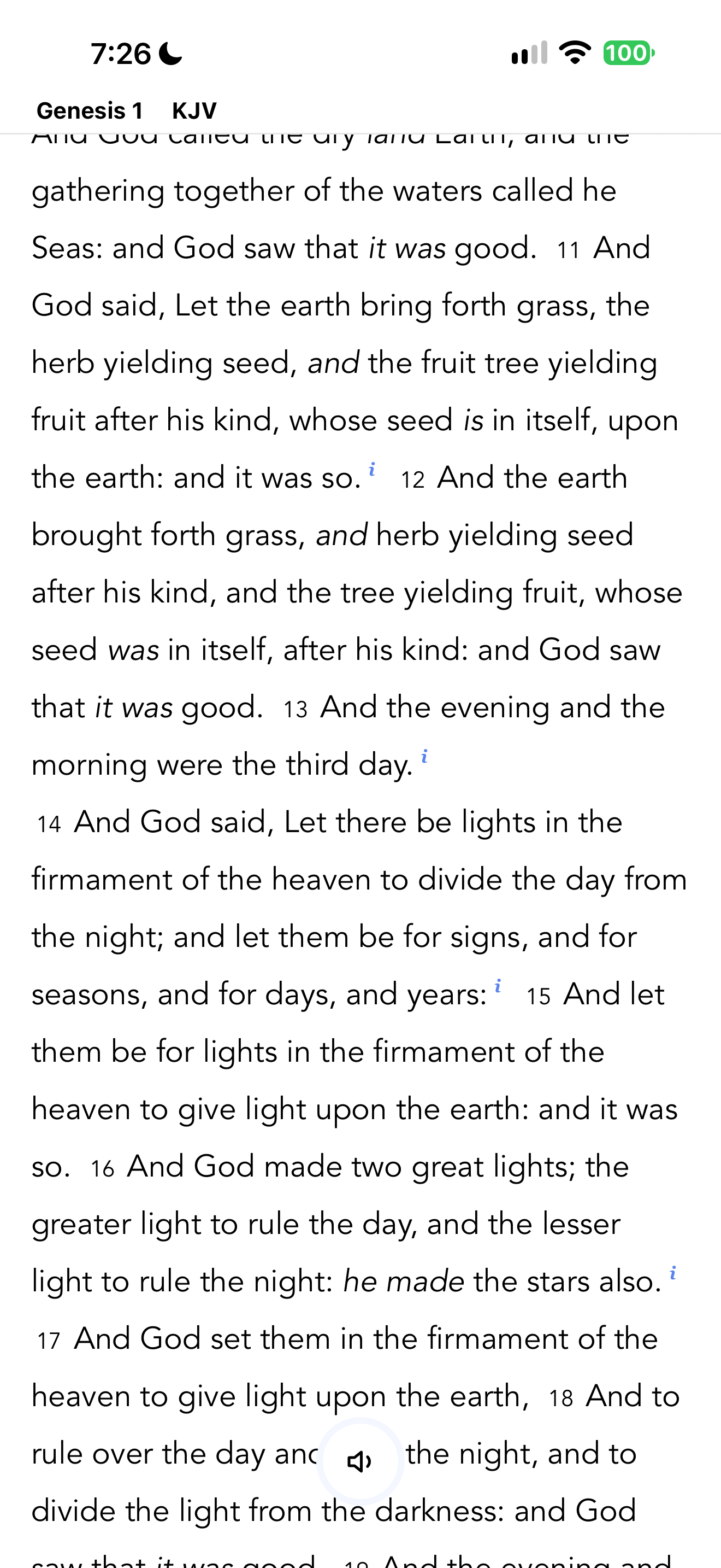 Bible Strong Genesis reader