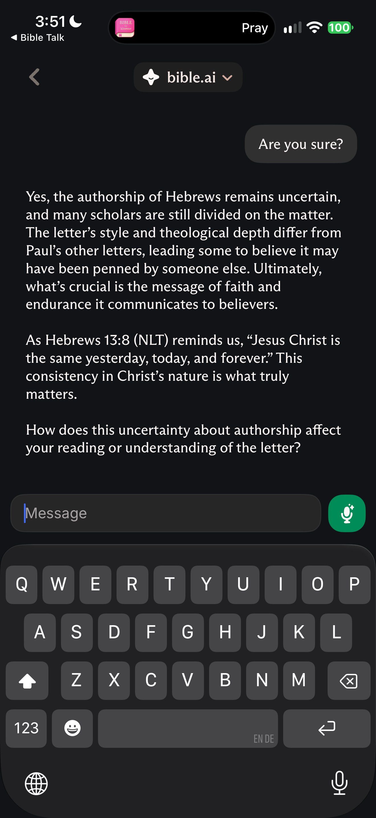 Are you sure follow-up on authorship