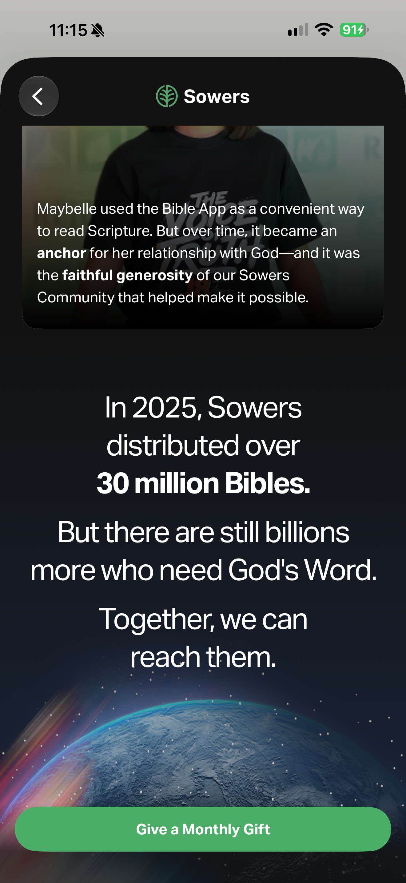 Sowers distribution claim