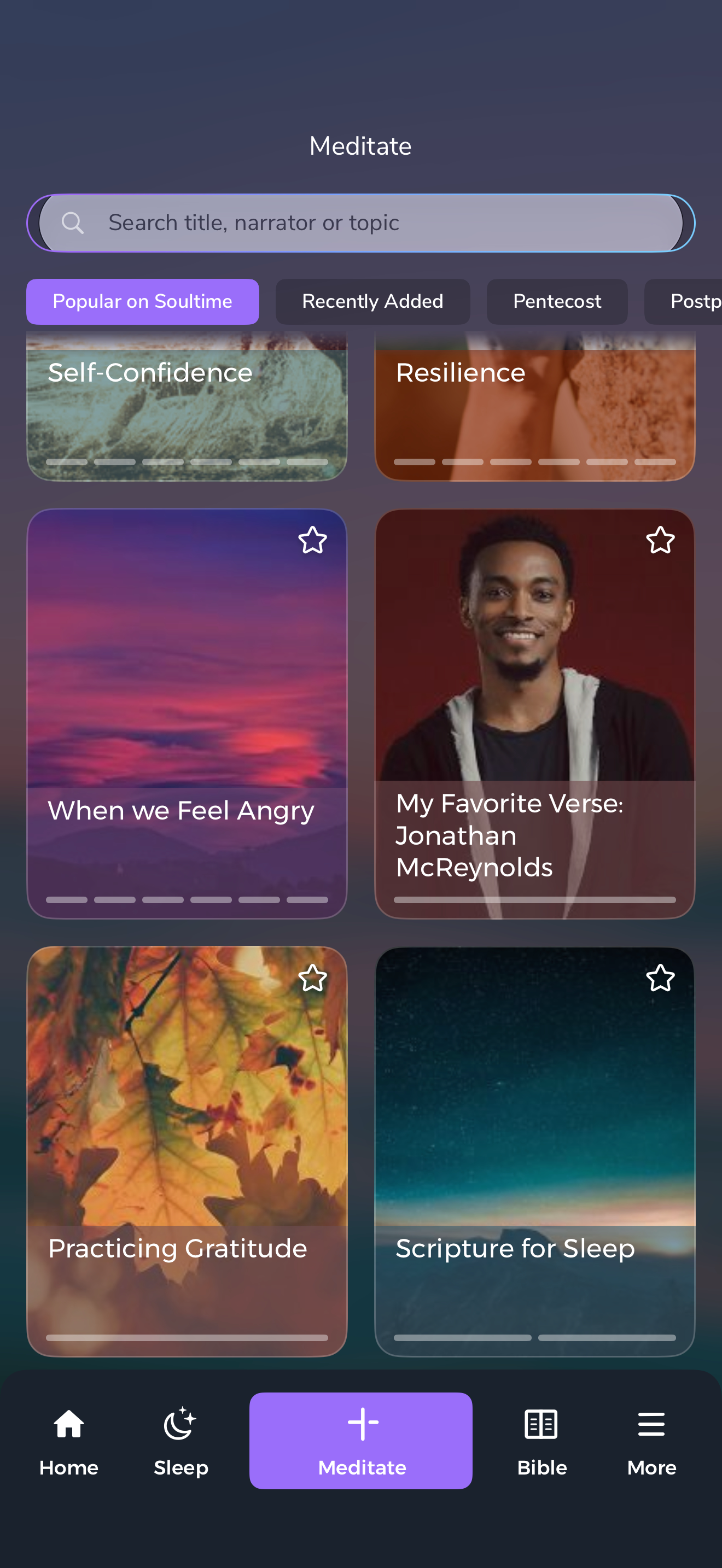 Soultime Meditate catalogue