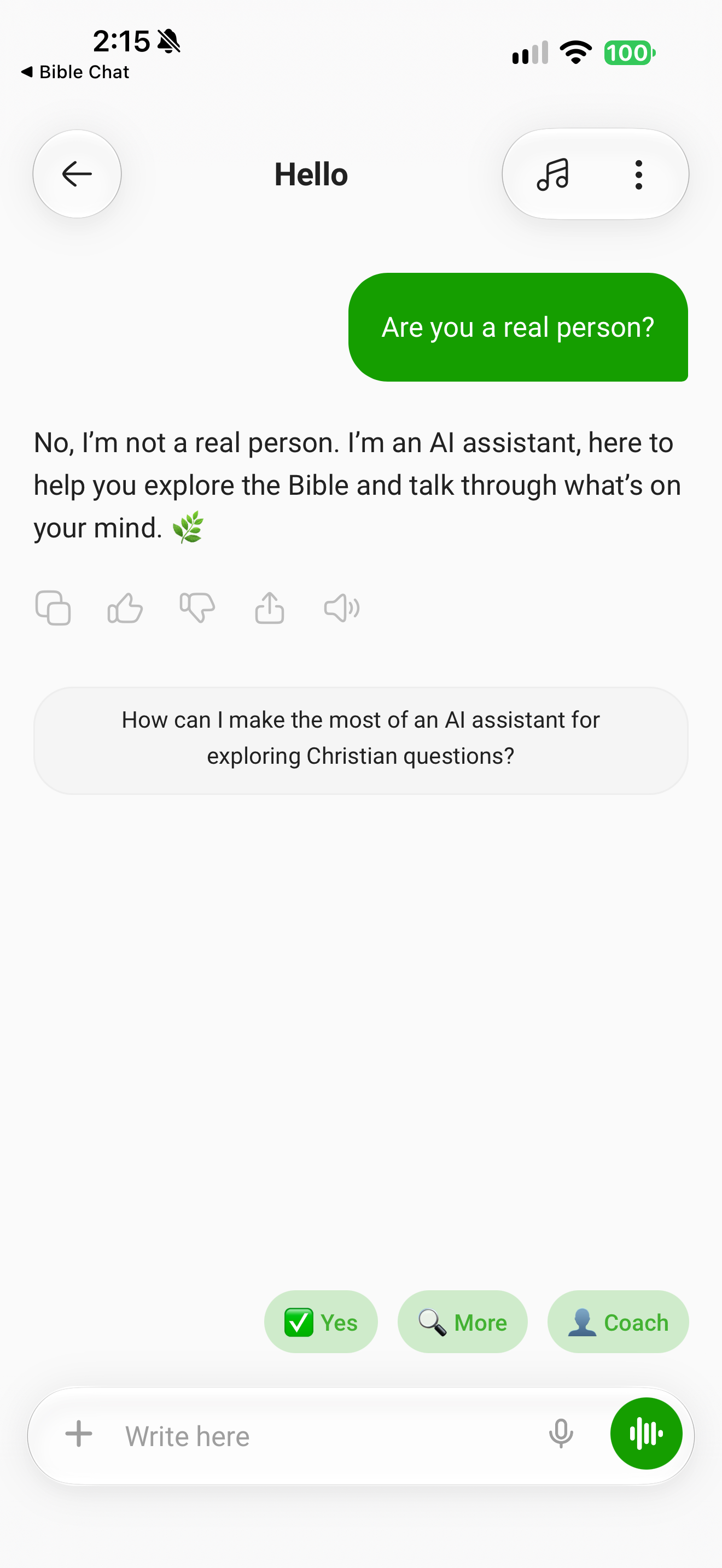 AI identity disclosure