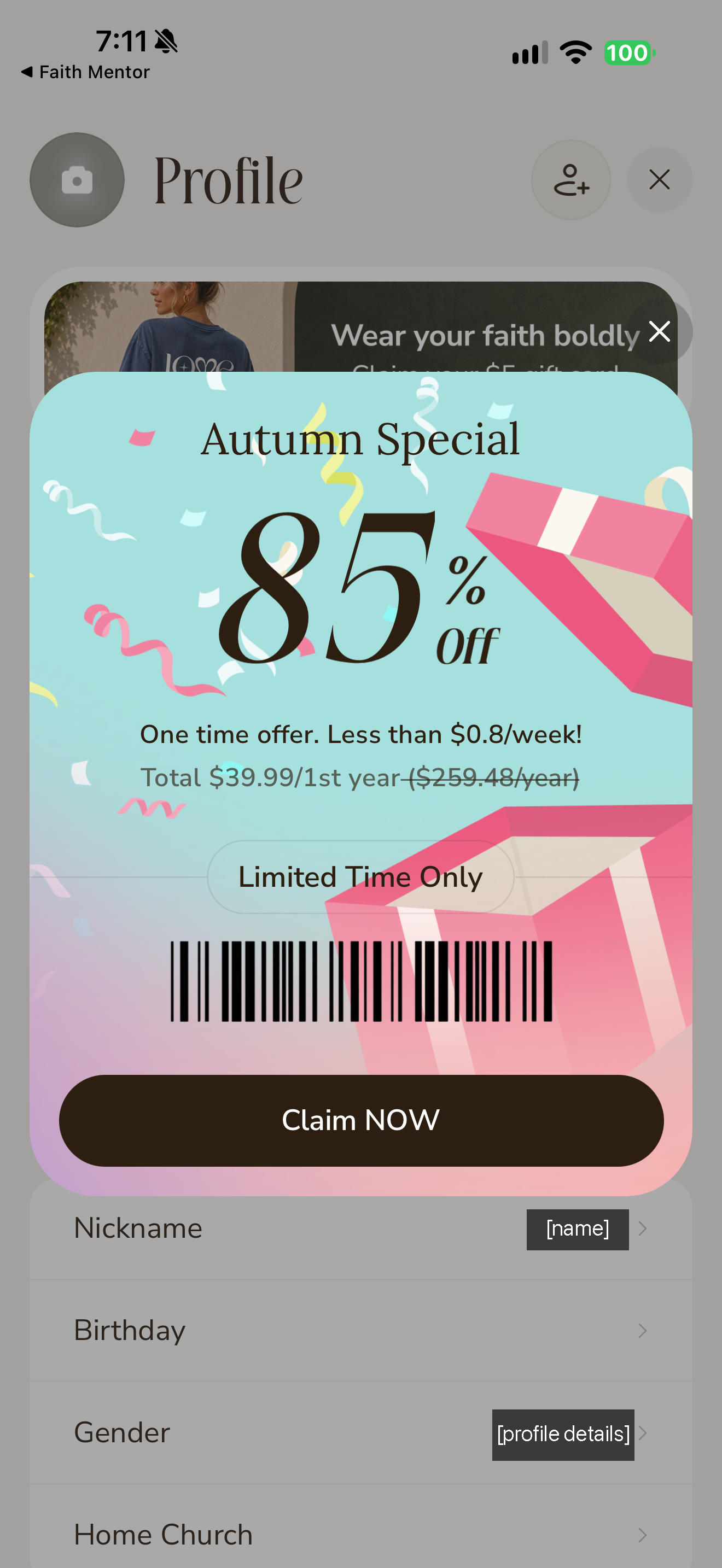 Autumn offer again after paywall dismissal