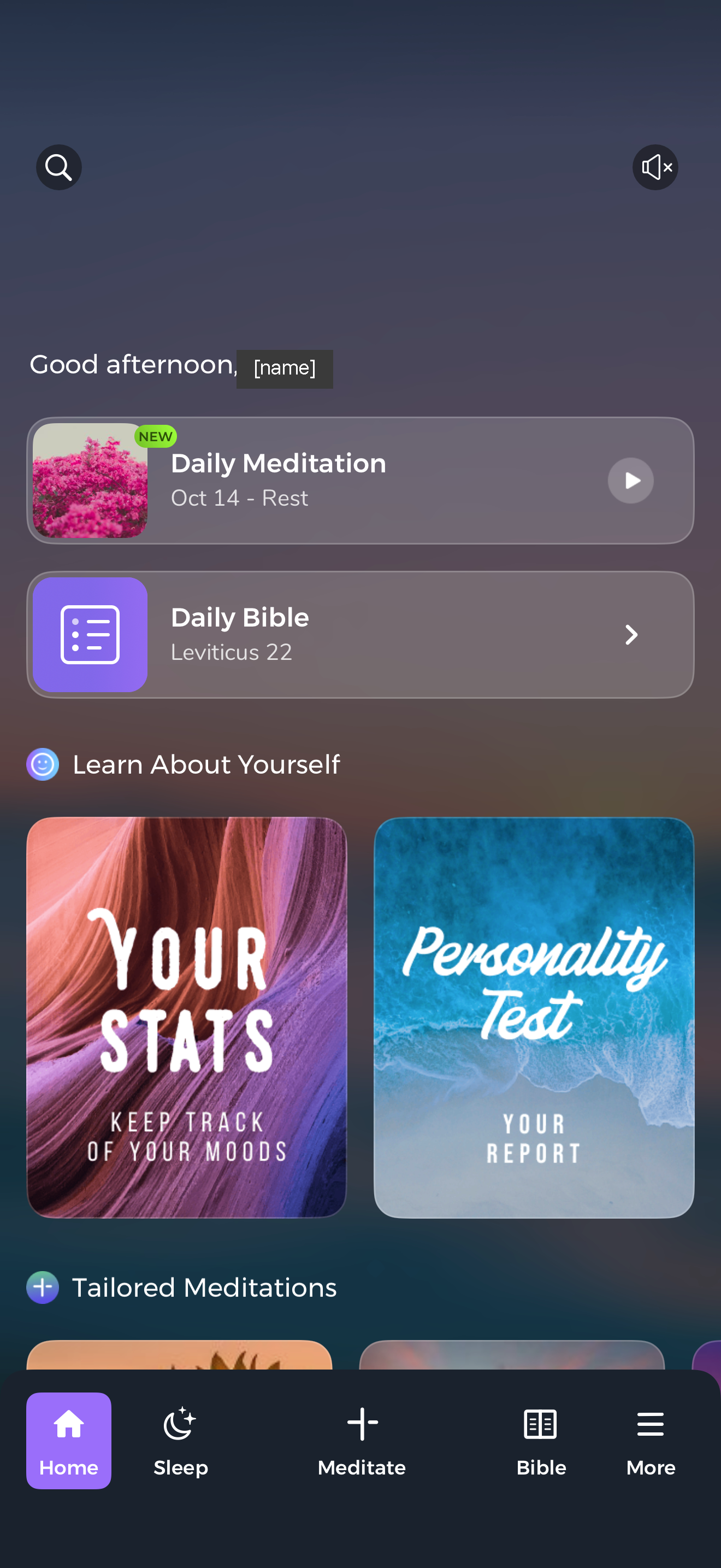 Meditation entry