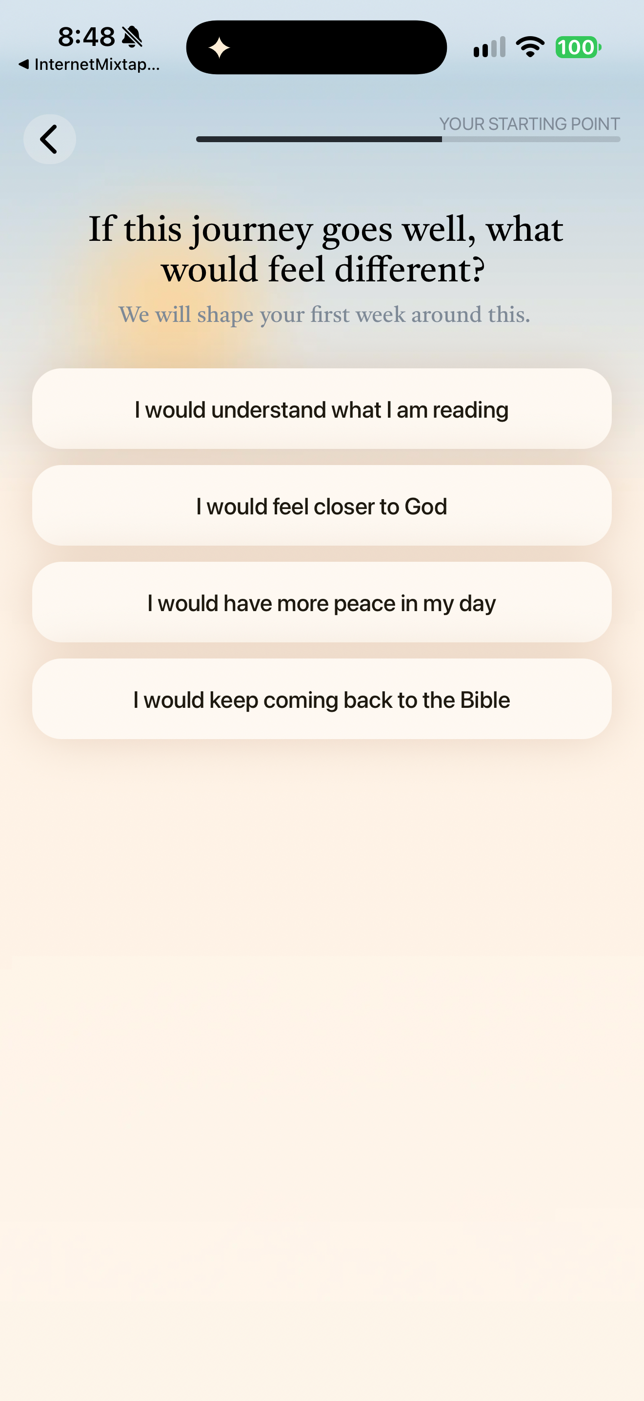 Desired changes question