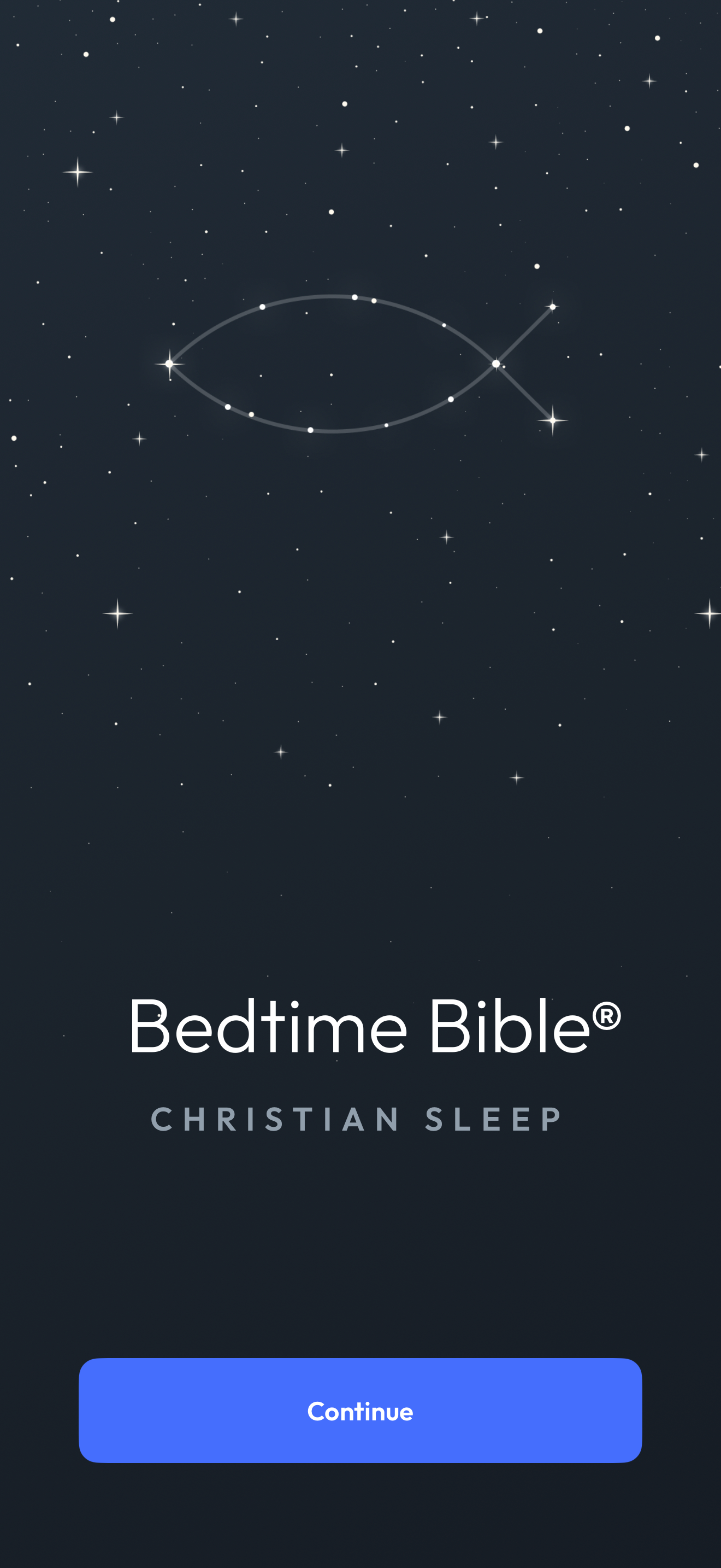 Bedtime Bible welcome