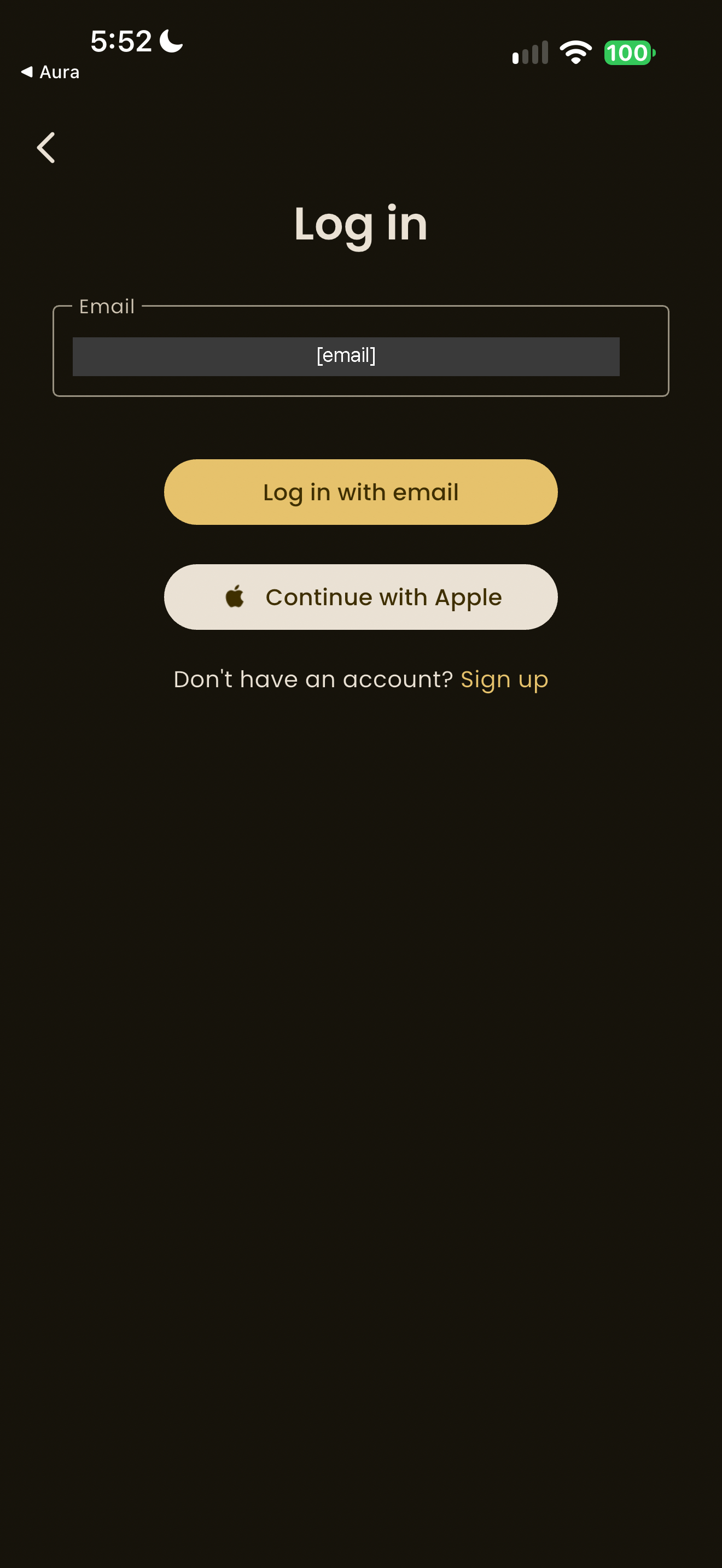 Log in