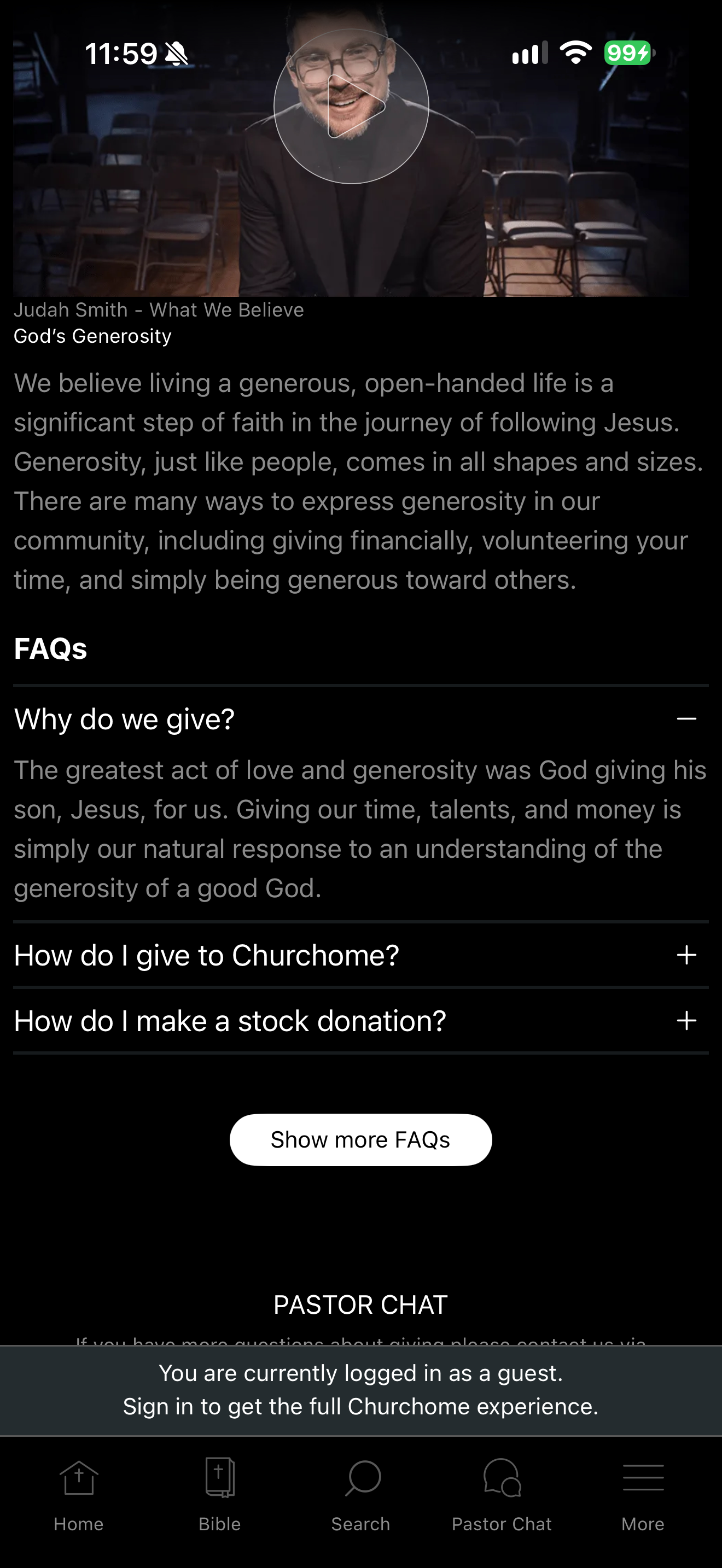 Why give FAQ