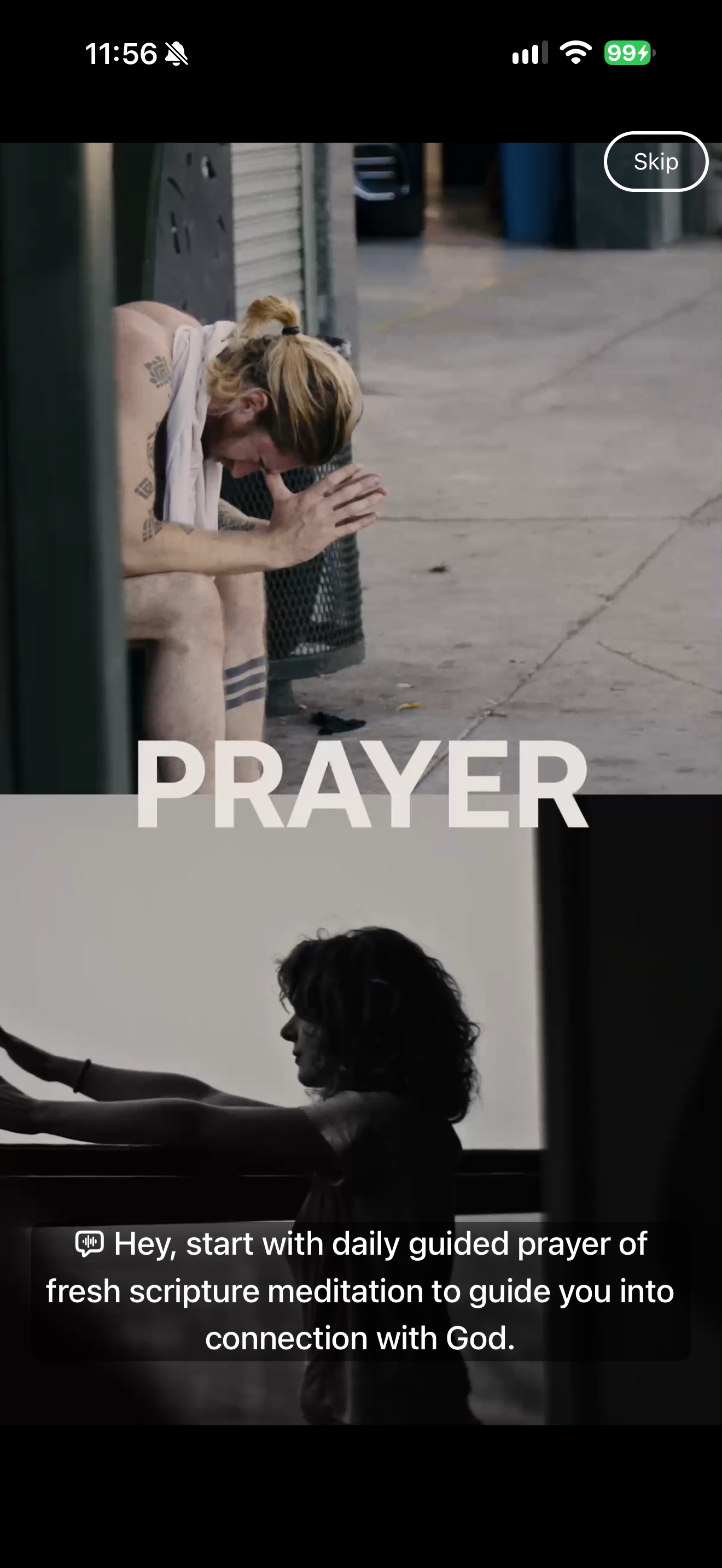Guided prayer introduction
