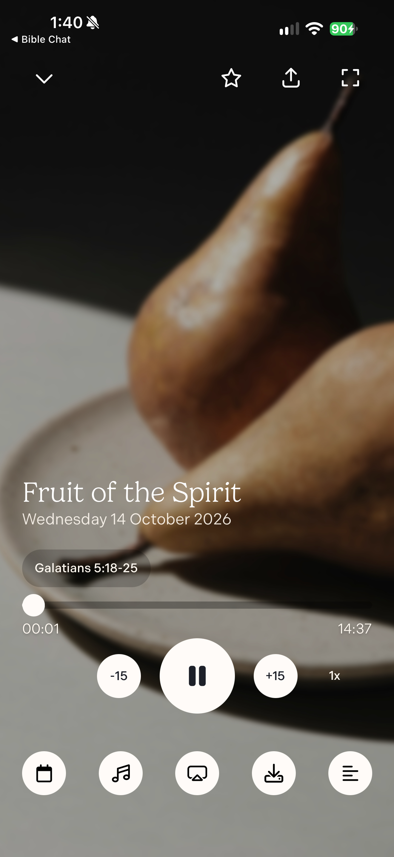 Fruit of the Spirit player