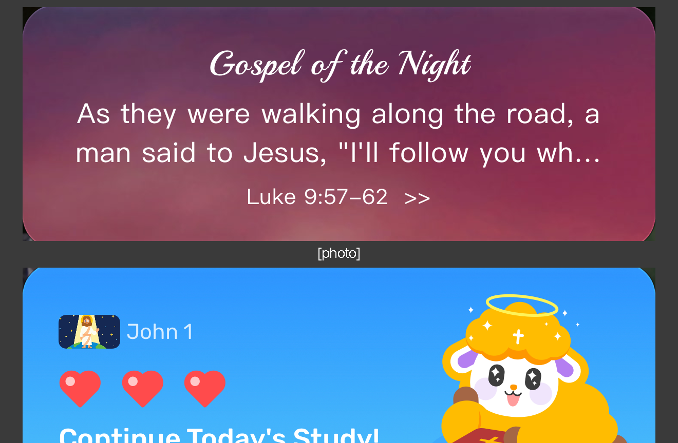 Gospel of the Night Live Activity