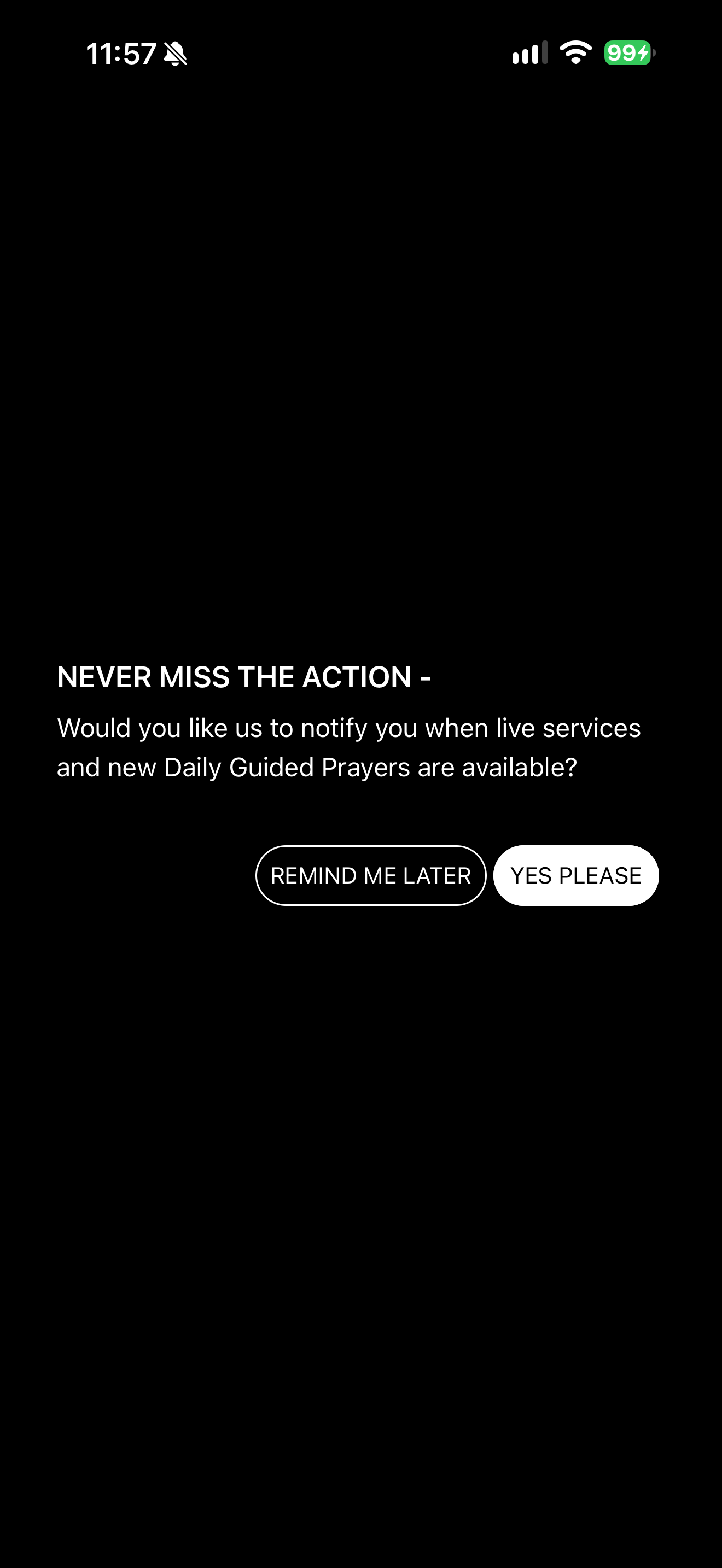 Notification preprompt