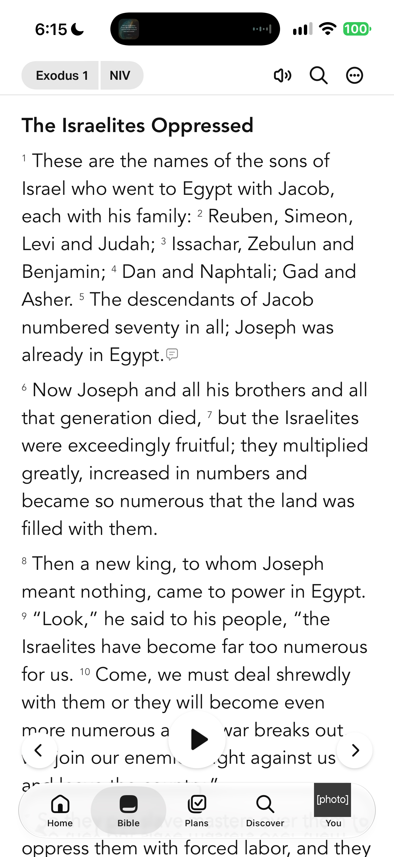 Reader: Exodus 1