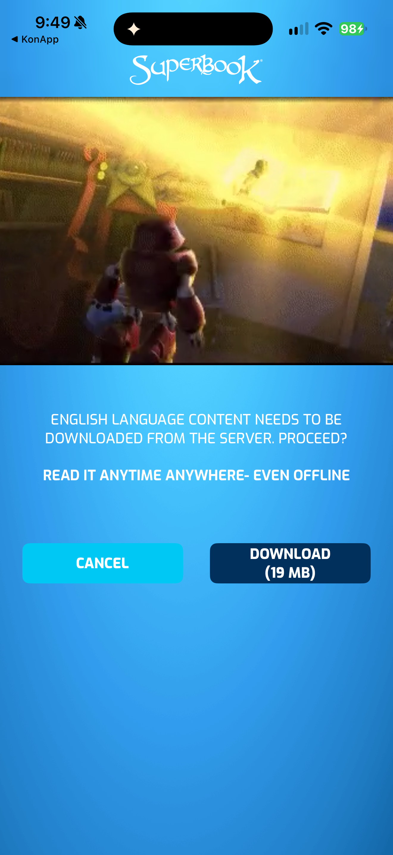 Superbook language download