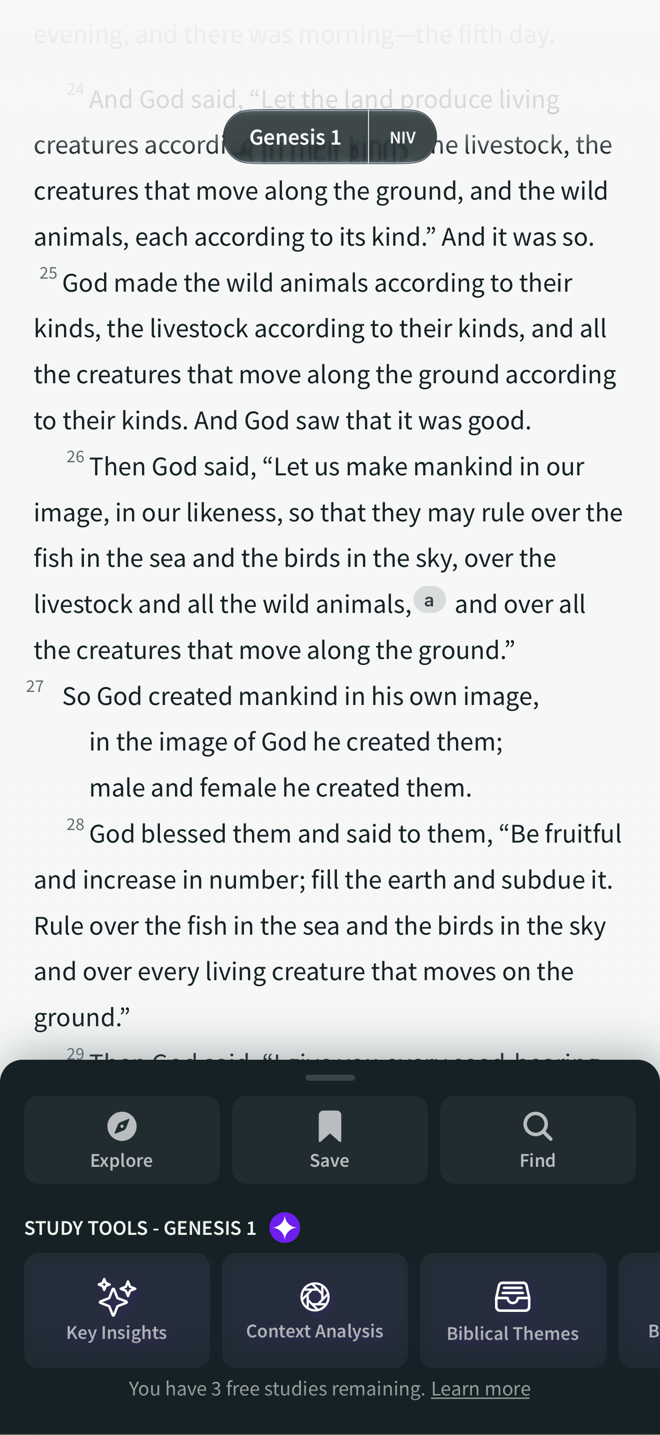 Spark Bible study tool sheet