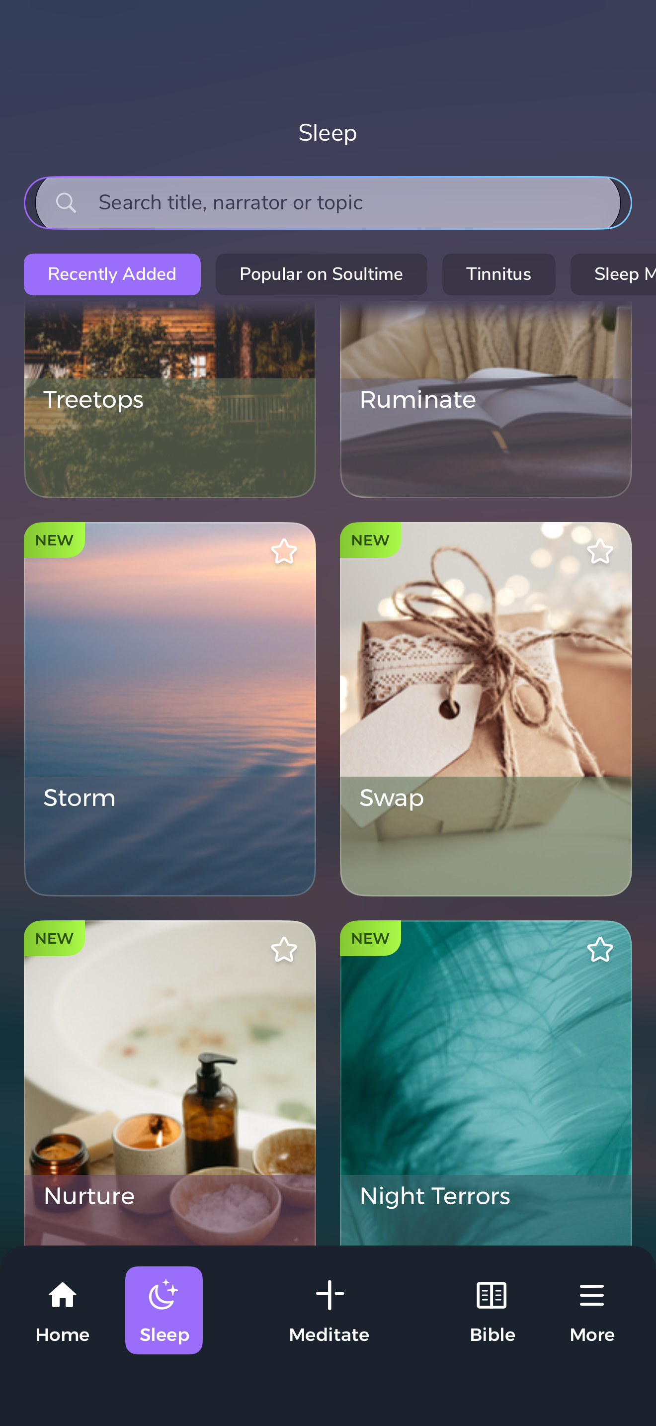 Soultime Sleep catalogue