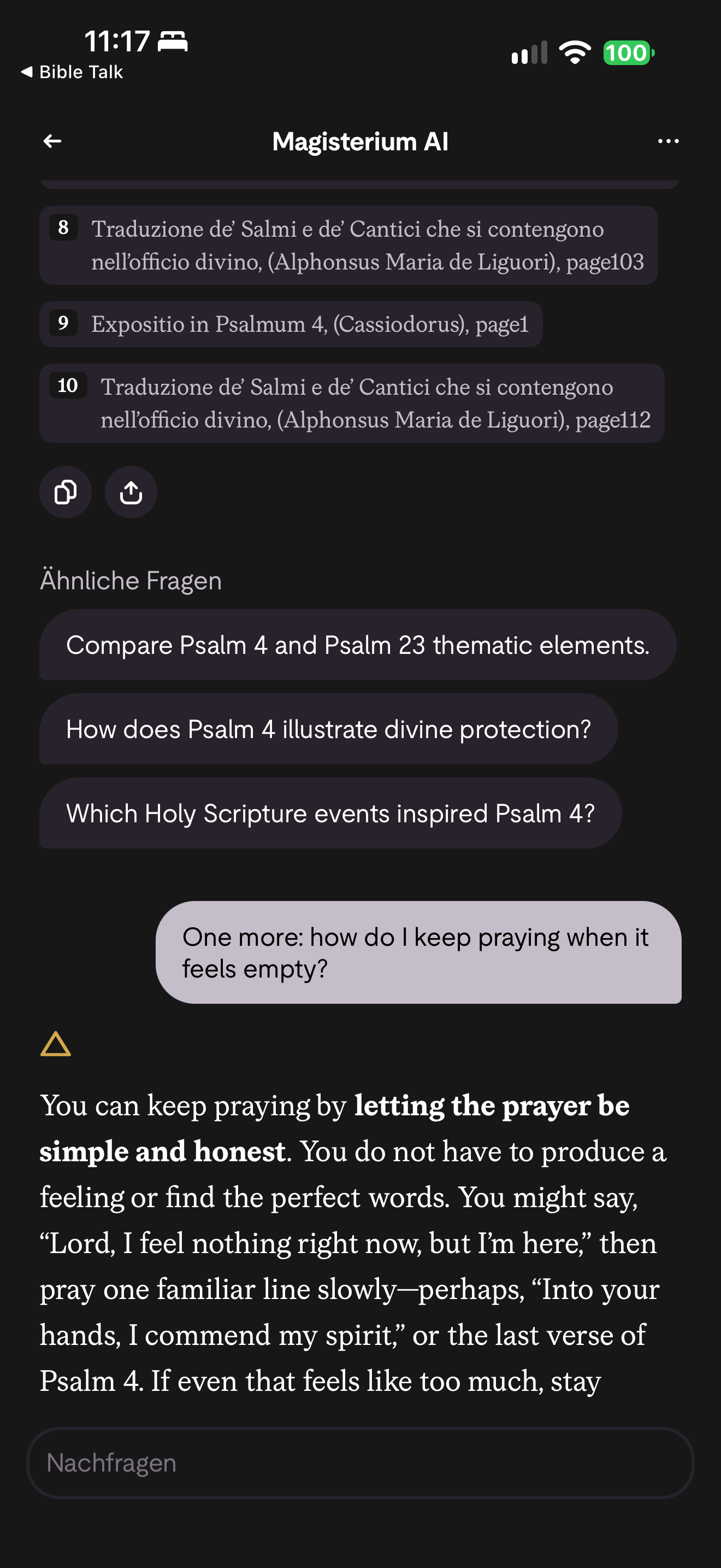 Praying when it feels empty