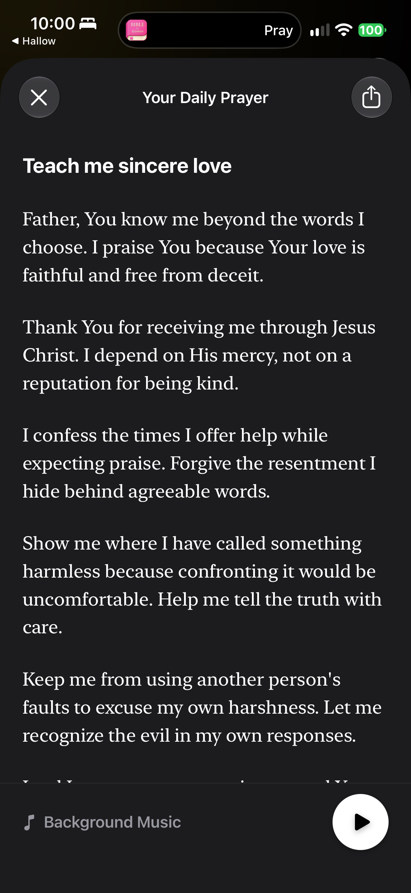 Daily prayer to read
