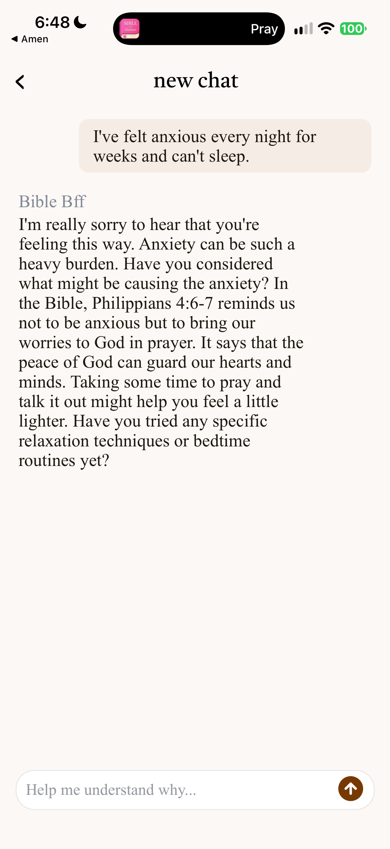 Weeks of anxious nights