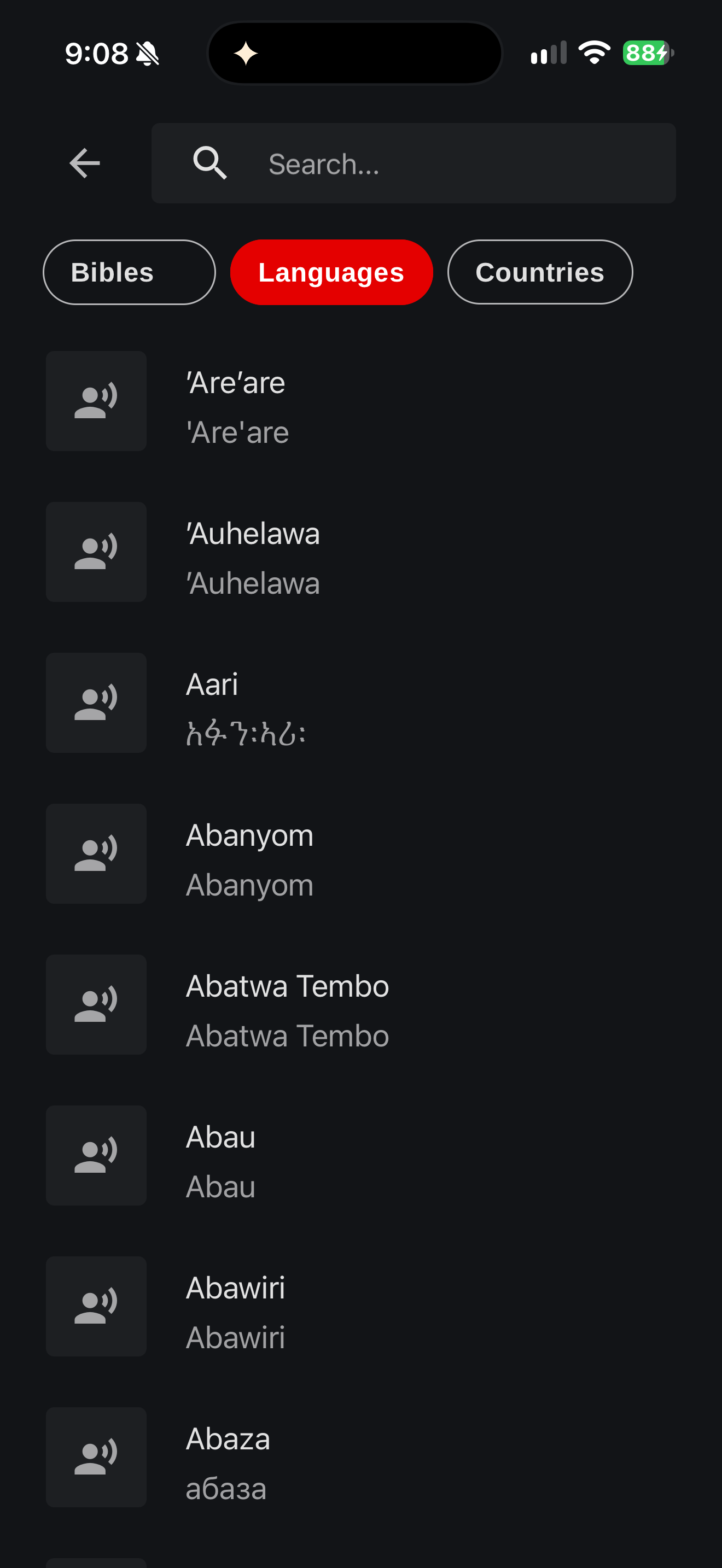 Language discovery