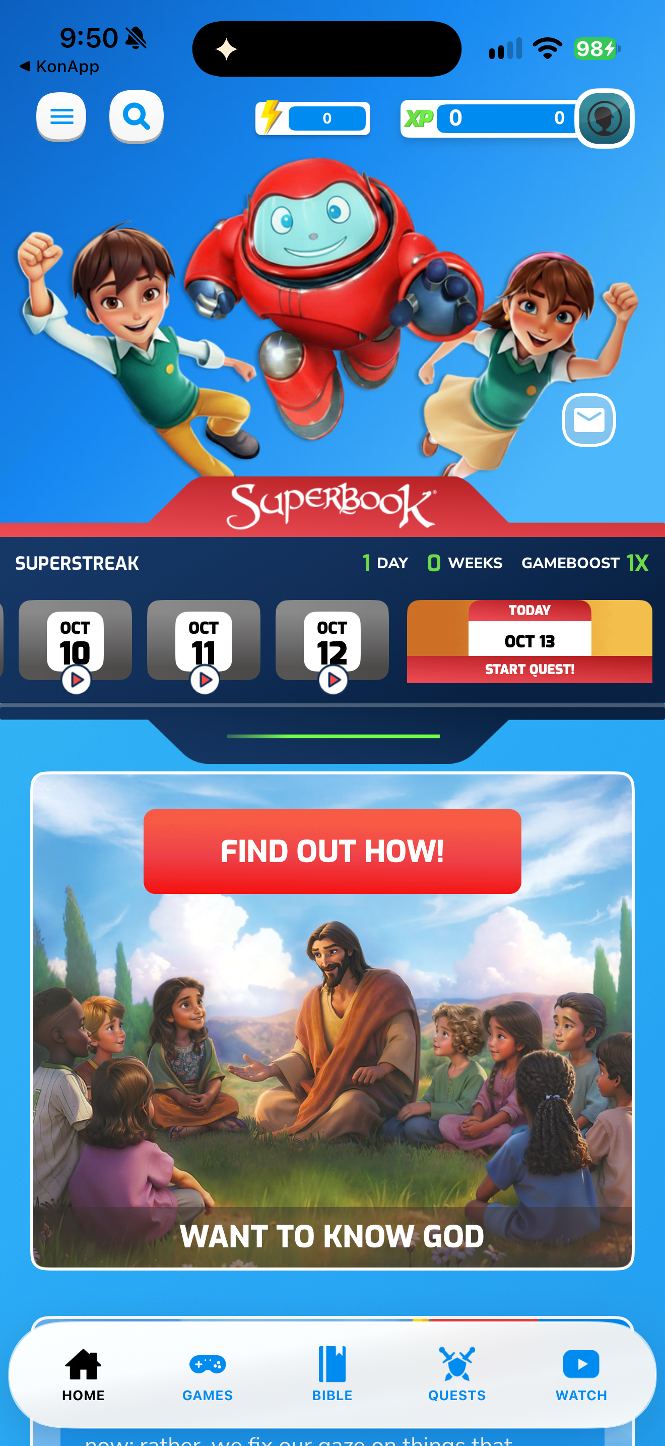 Superbook home rewards