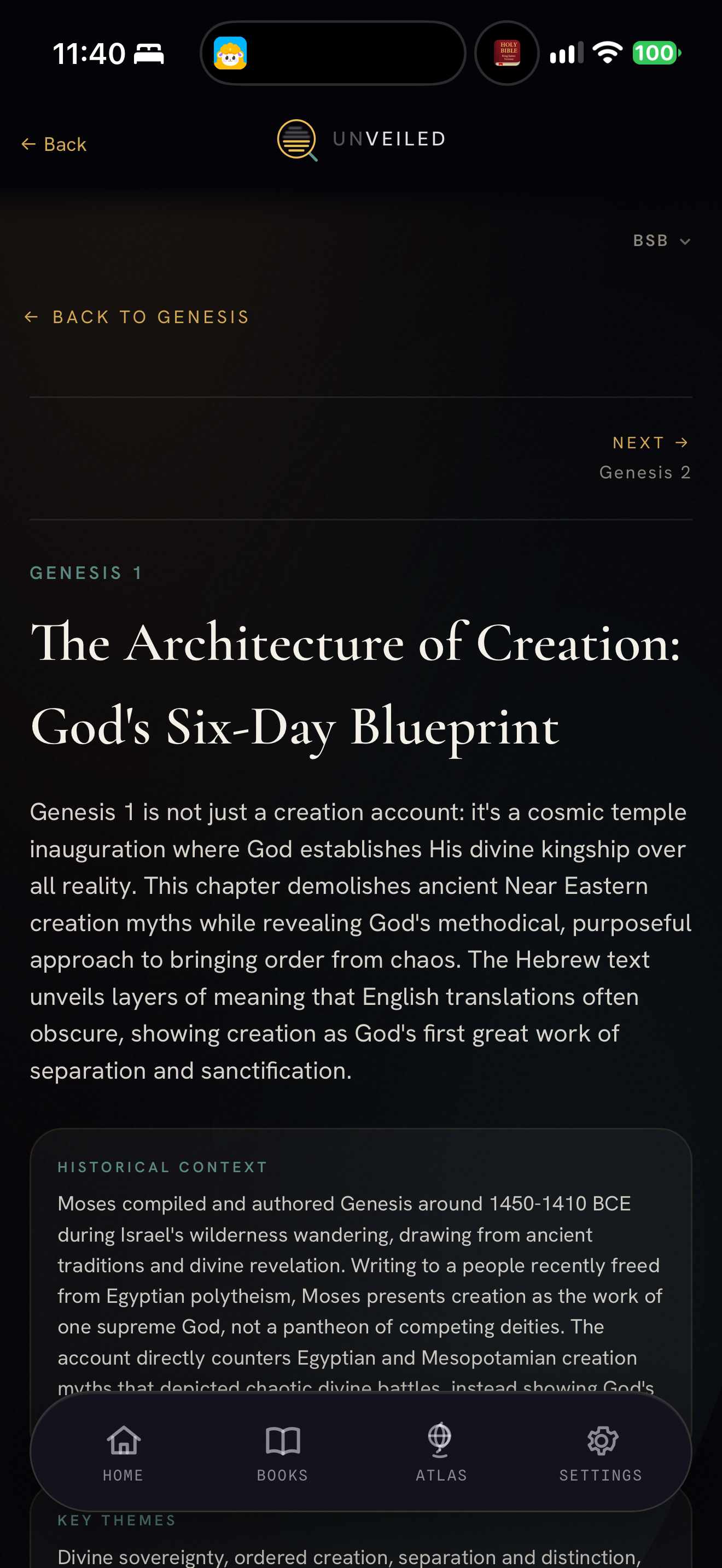 Genesis chapter commentary