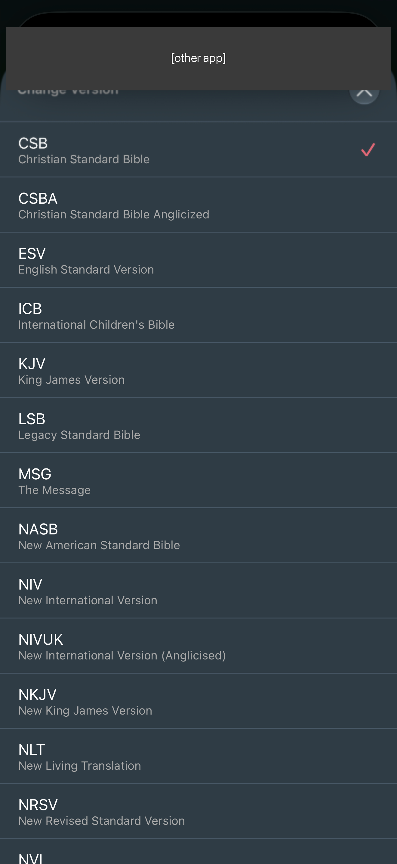 Translation picker