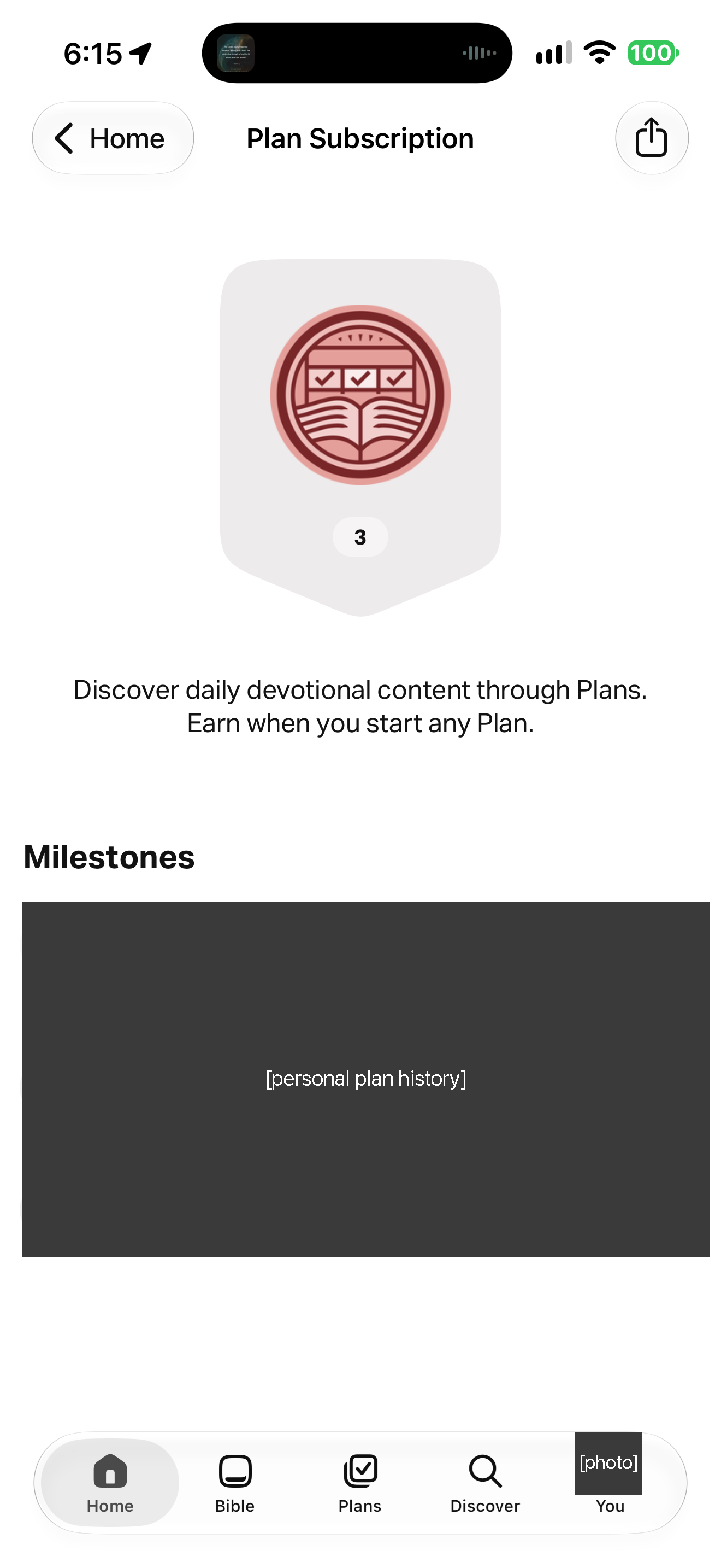 Plan Subscription badge