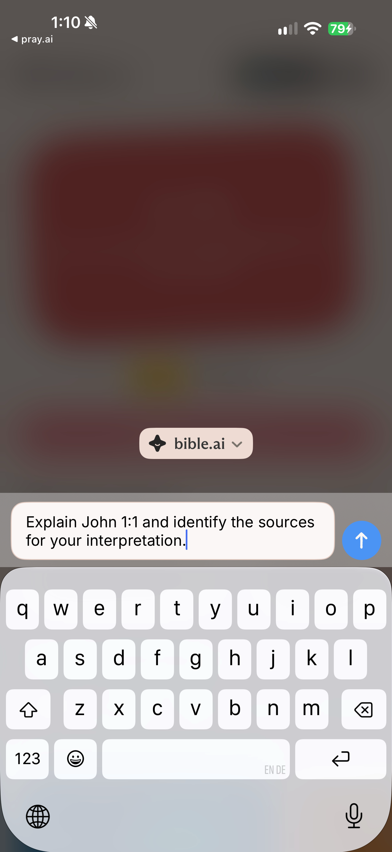 Preparing a source-focused question