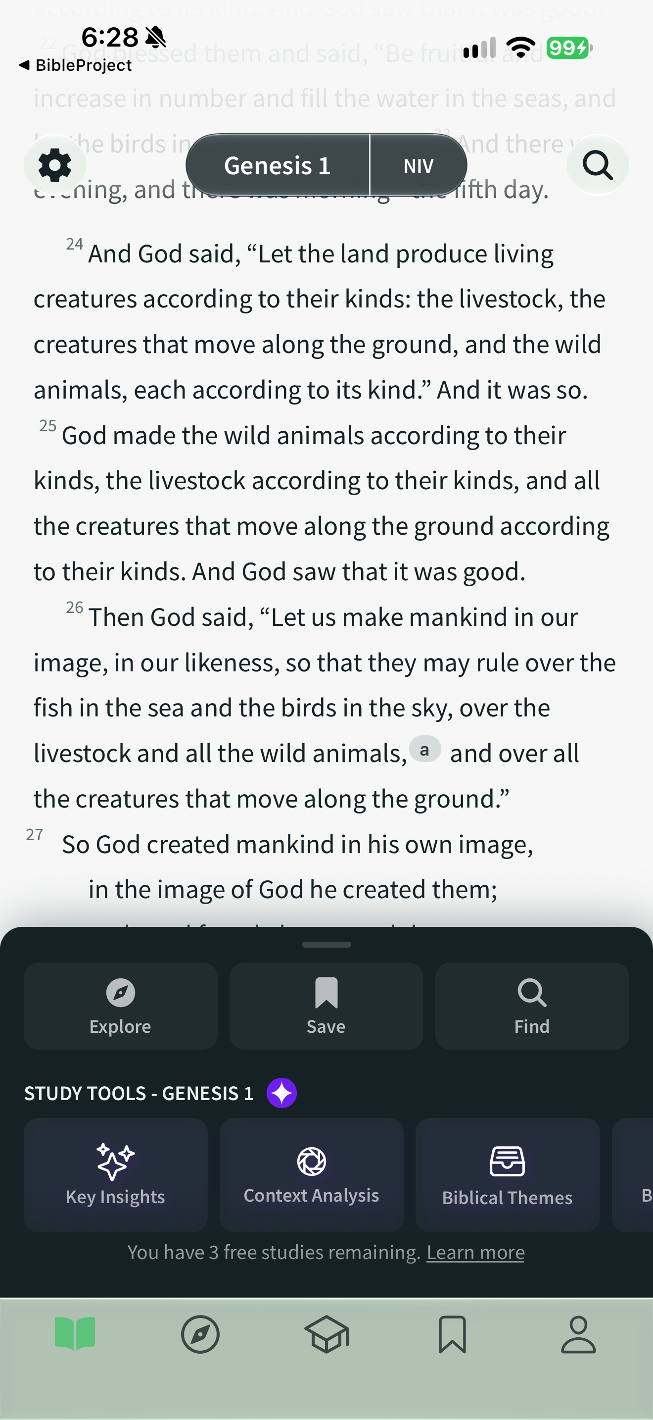 Spark Bible study tool sheet