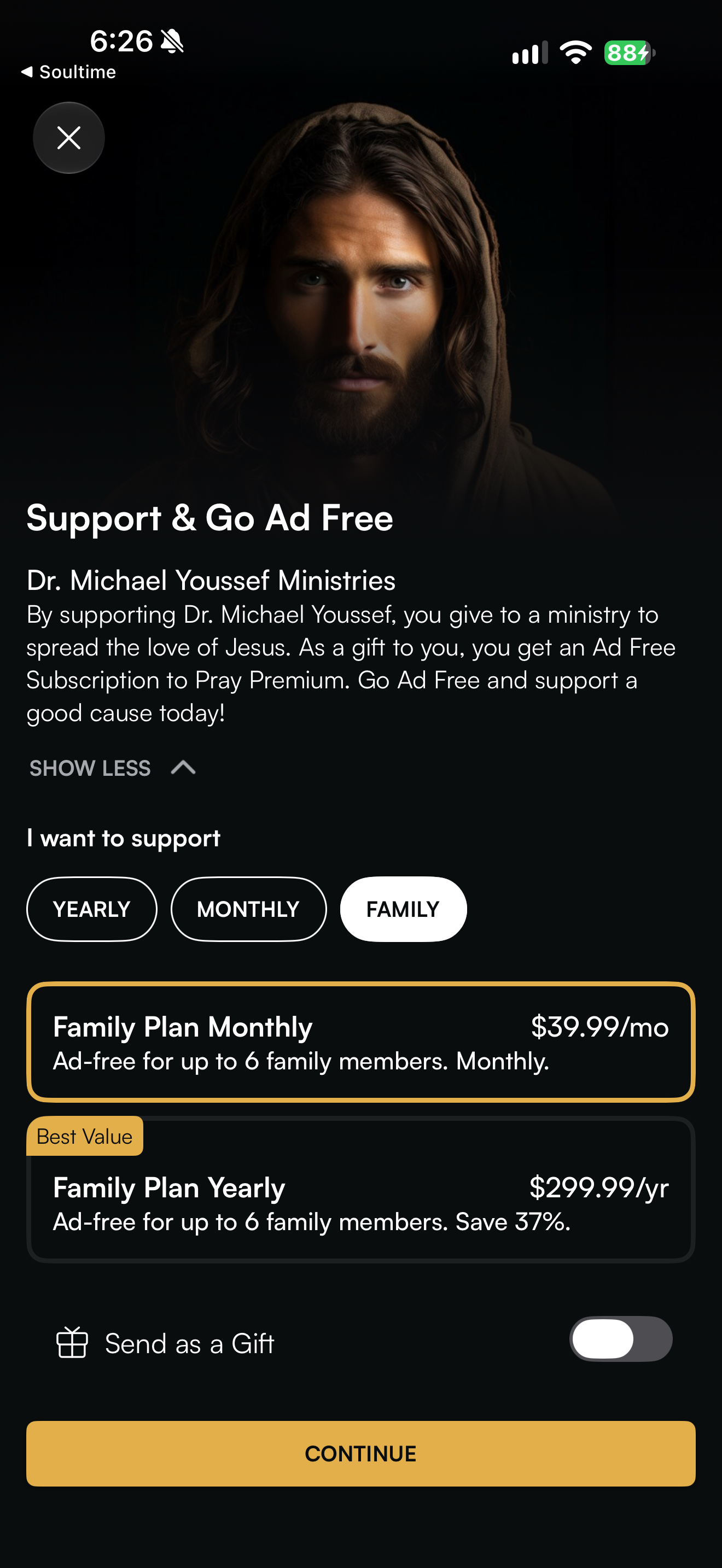 Family supporter tier
