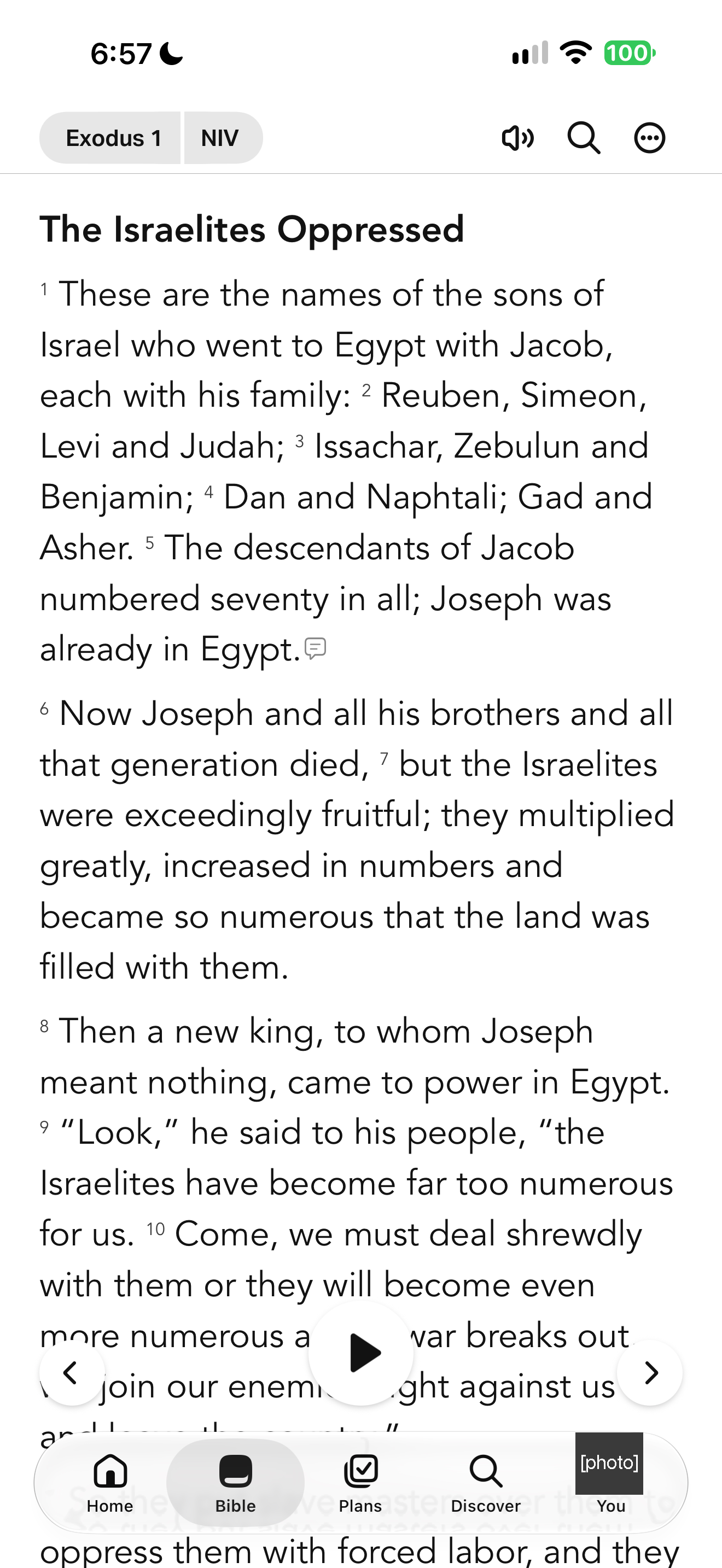 Reader: Exodus 1