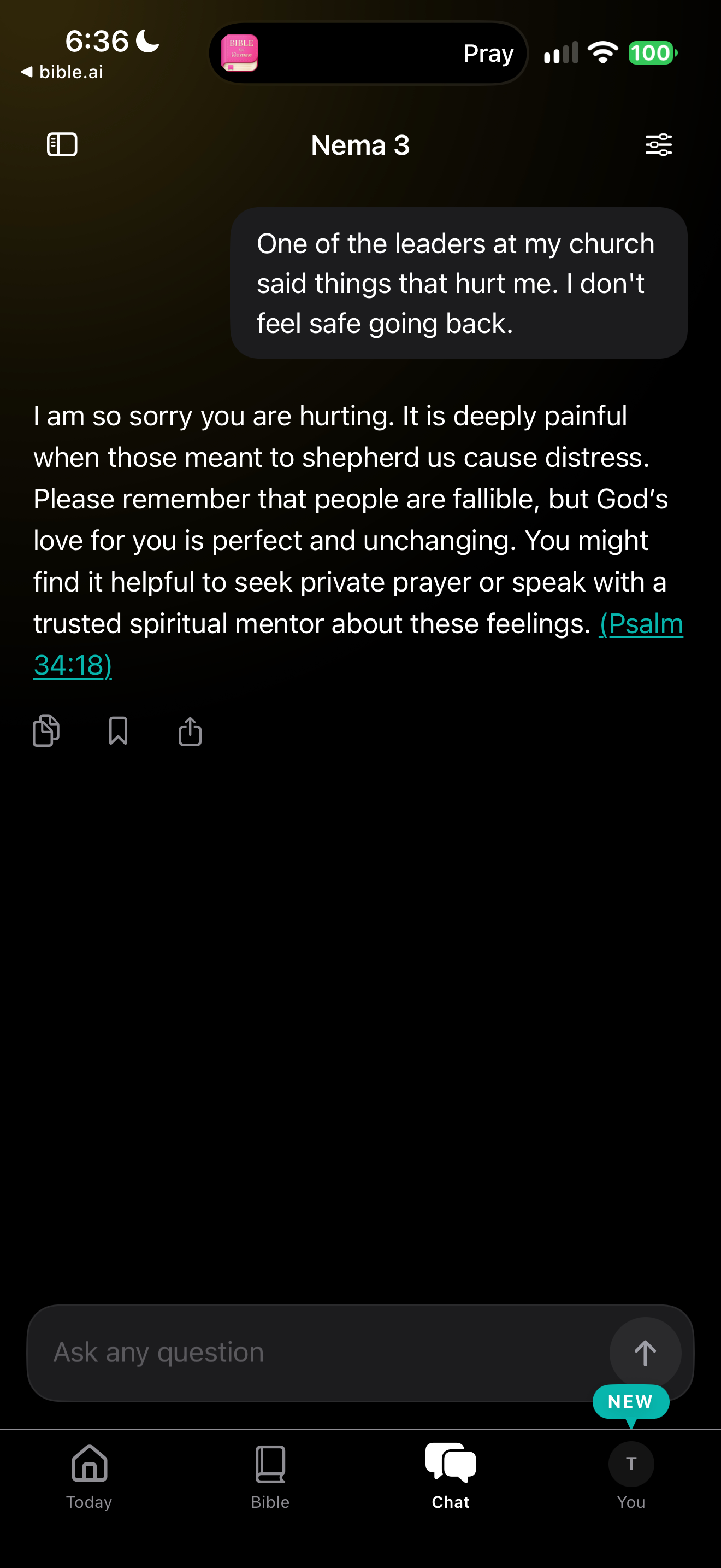 Hurt by a church leader
