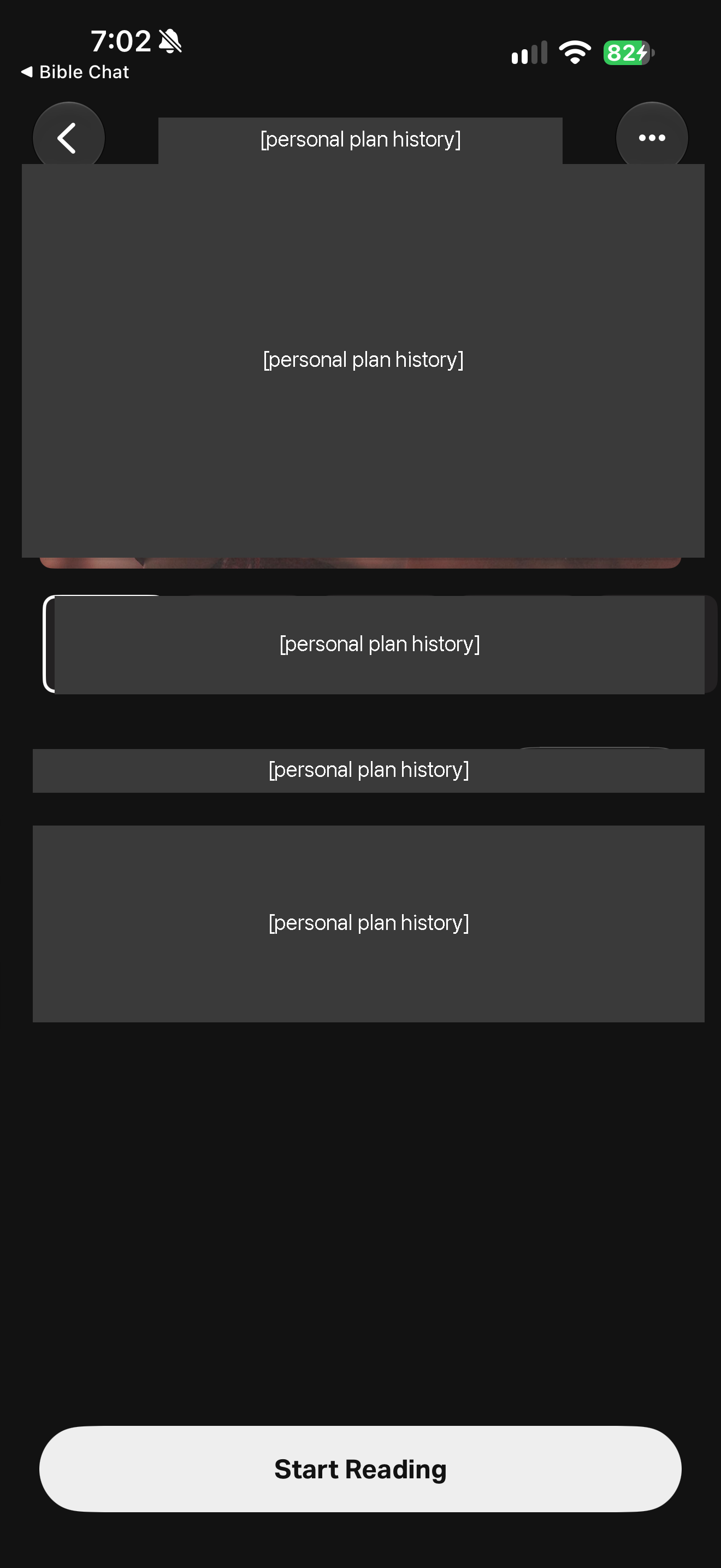 Plan after dismissing catch-up