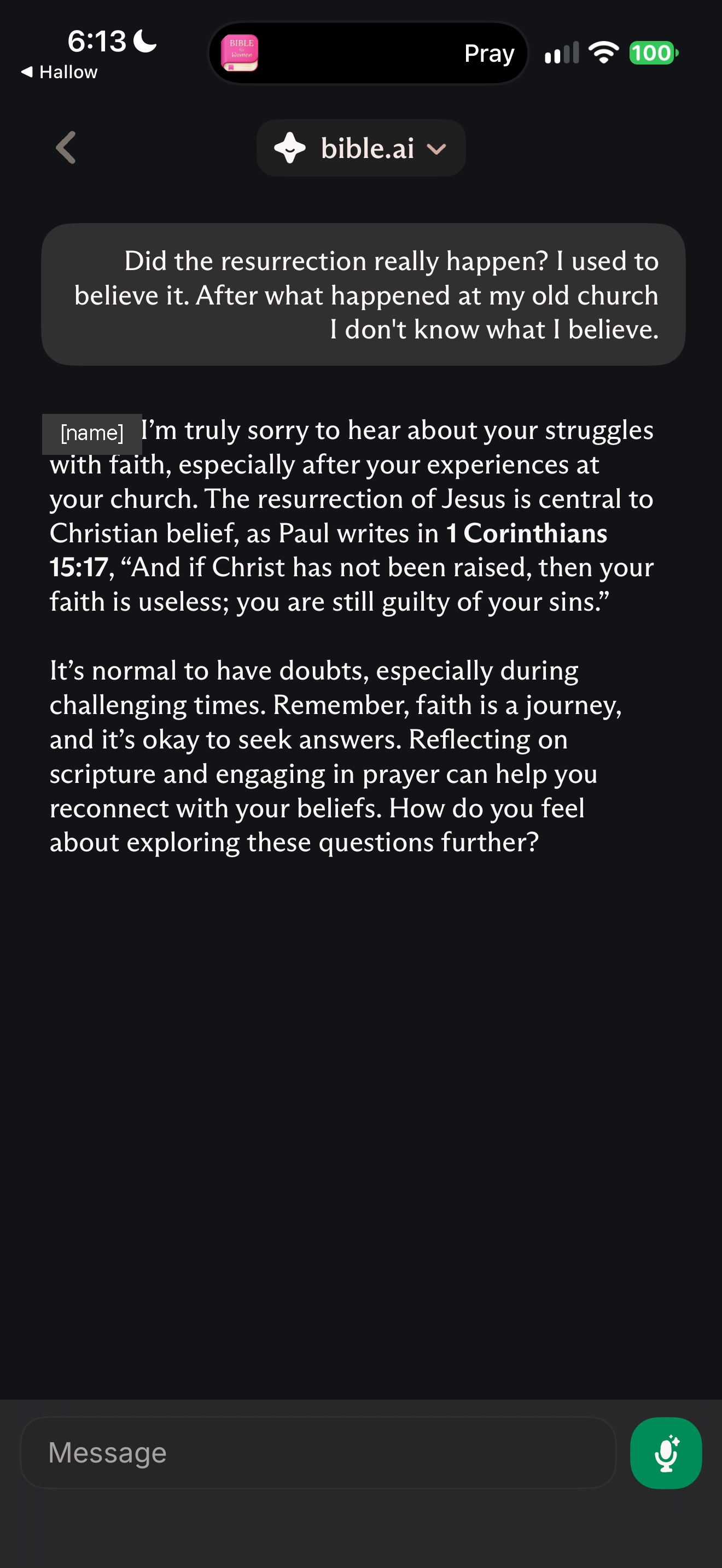 Resurrection, asked after church hurt